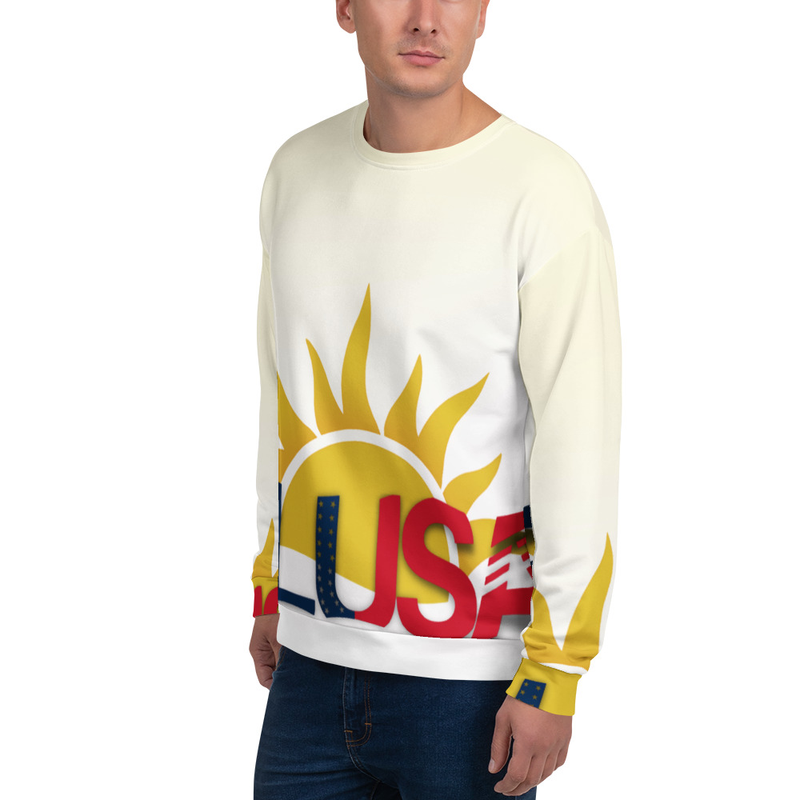 USA Sunburst Graphic Sweatshirt