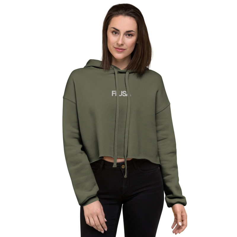 FILUSA Cropped Fleece Hoodie