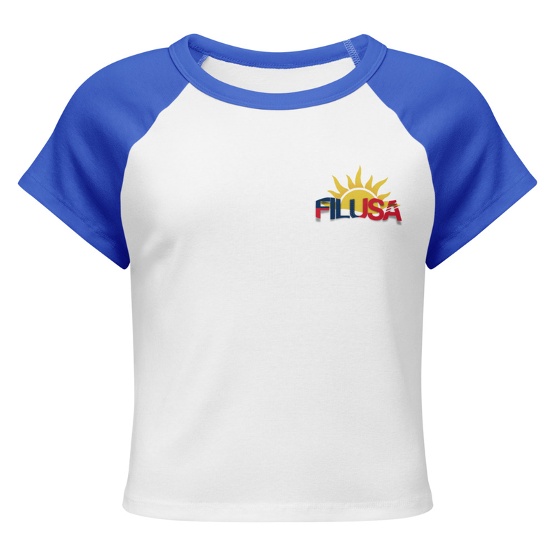 FILUSA Micro Rib Raglan Baby Tee 