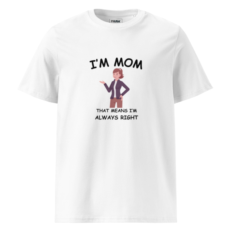 Unisex organic ribbed neck t-shirt