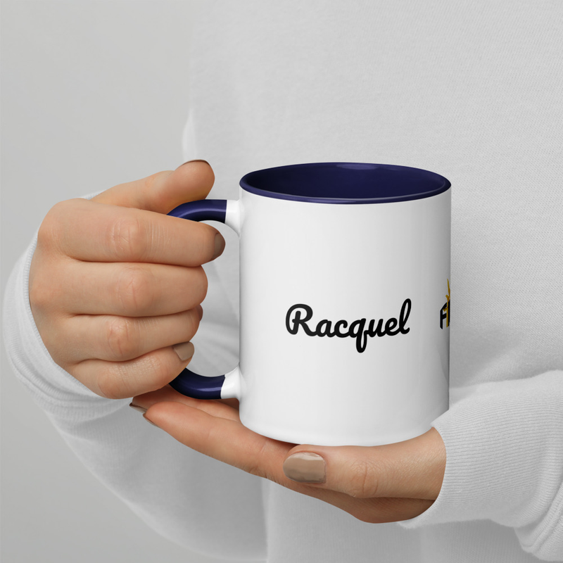Sip by Name Racquel - Mug with Color Inside