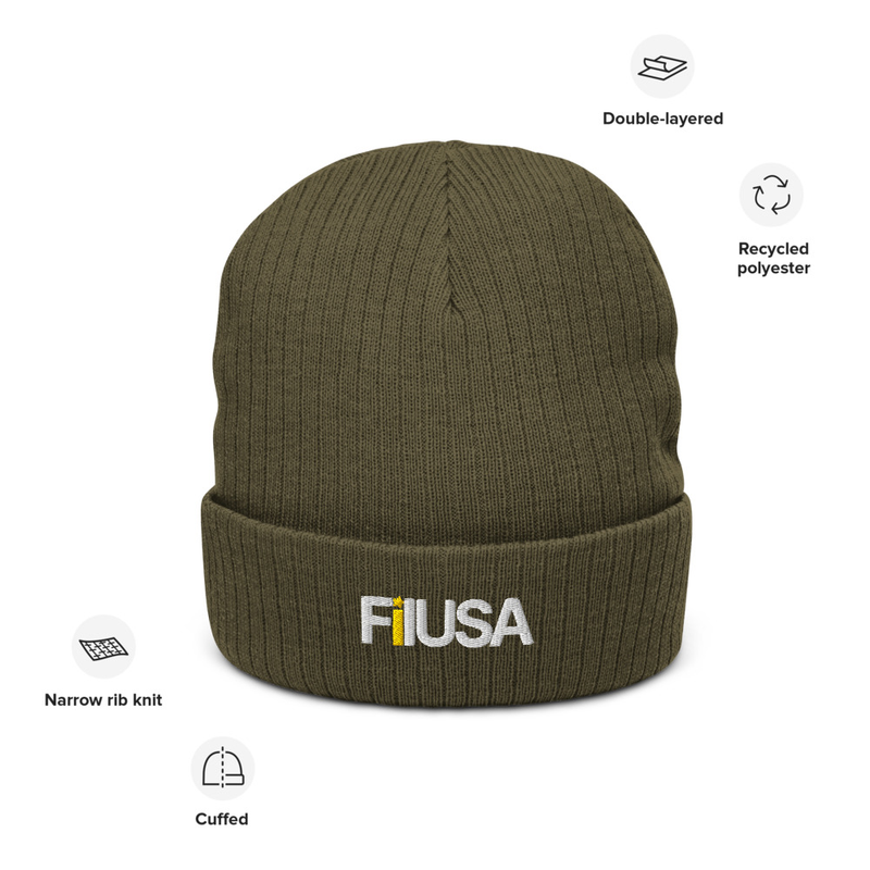 FILUSA Ribbed Knit Beanie