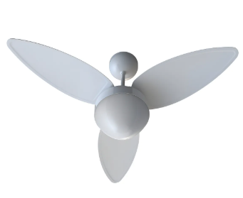 Ventilador Teto Aires Branco 3 Pás Controle Remoto Luminária