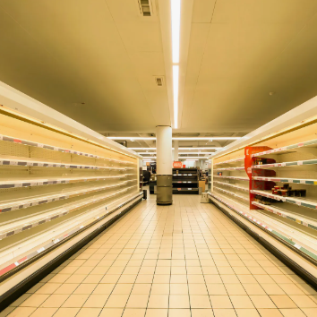 Kit 10 Luminária Sobrepor Led Linear 36w 120cm