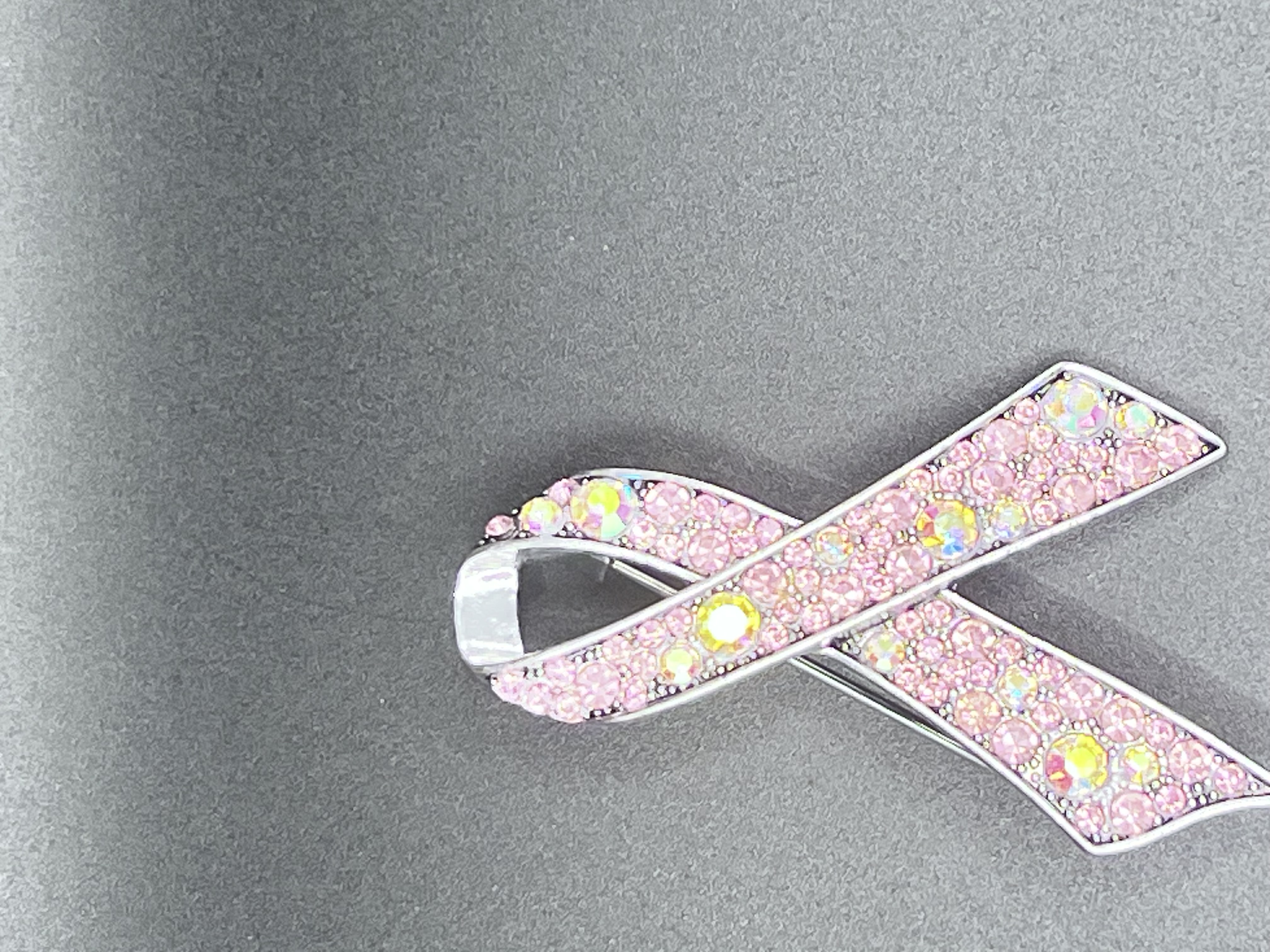 Cancer Wont't Win Rhinestone Brooch