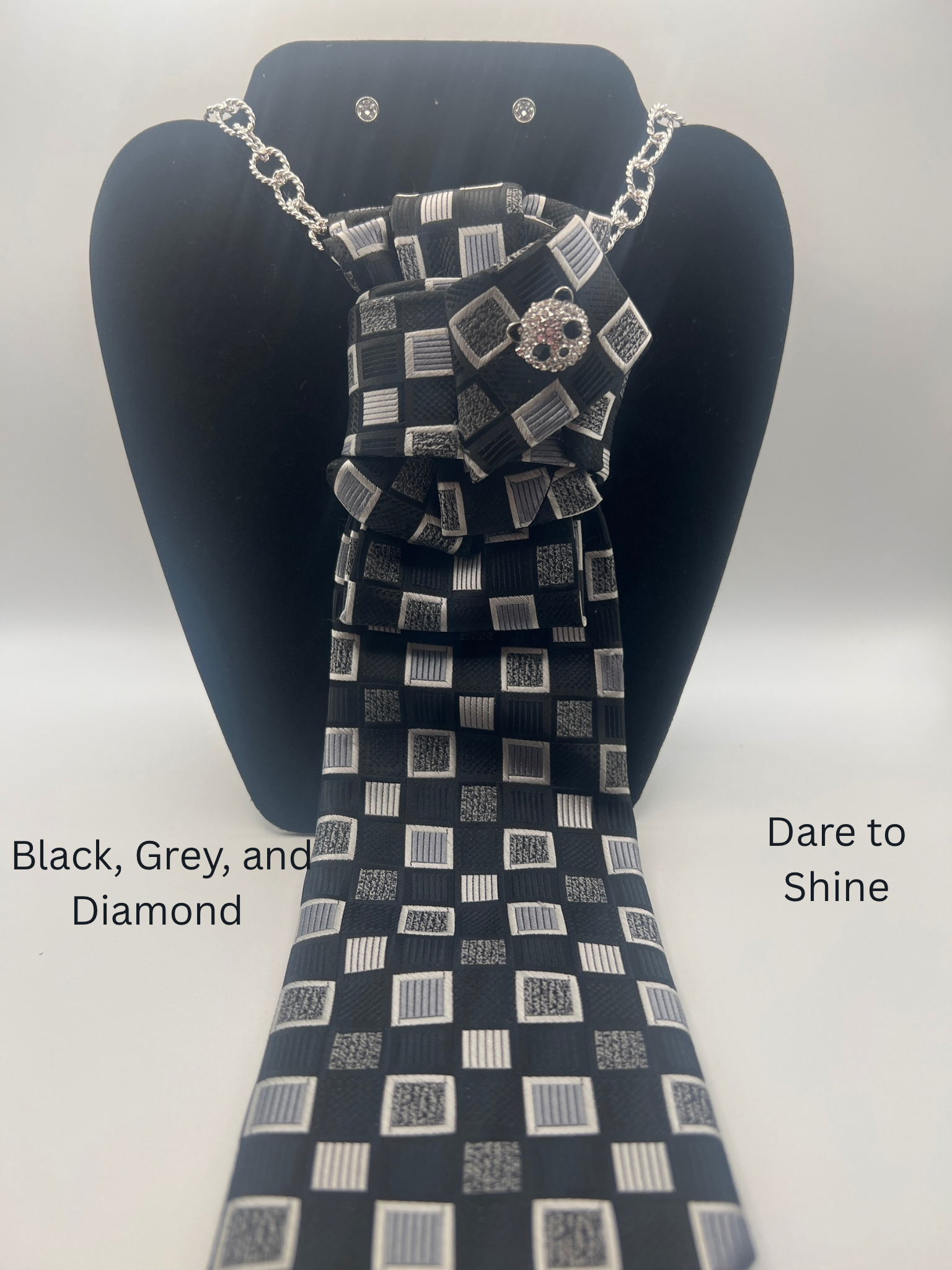 Black, Grey, and Diamond