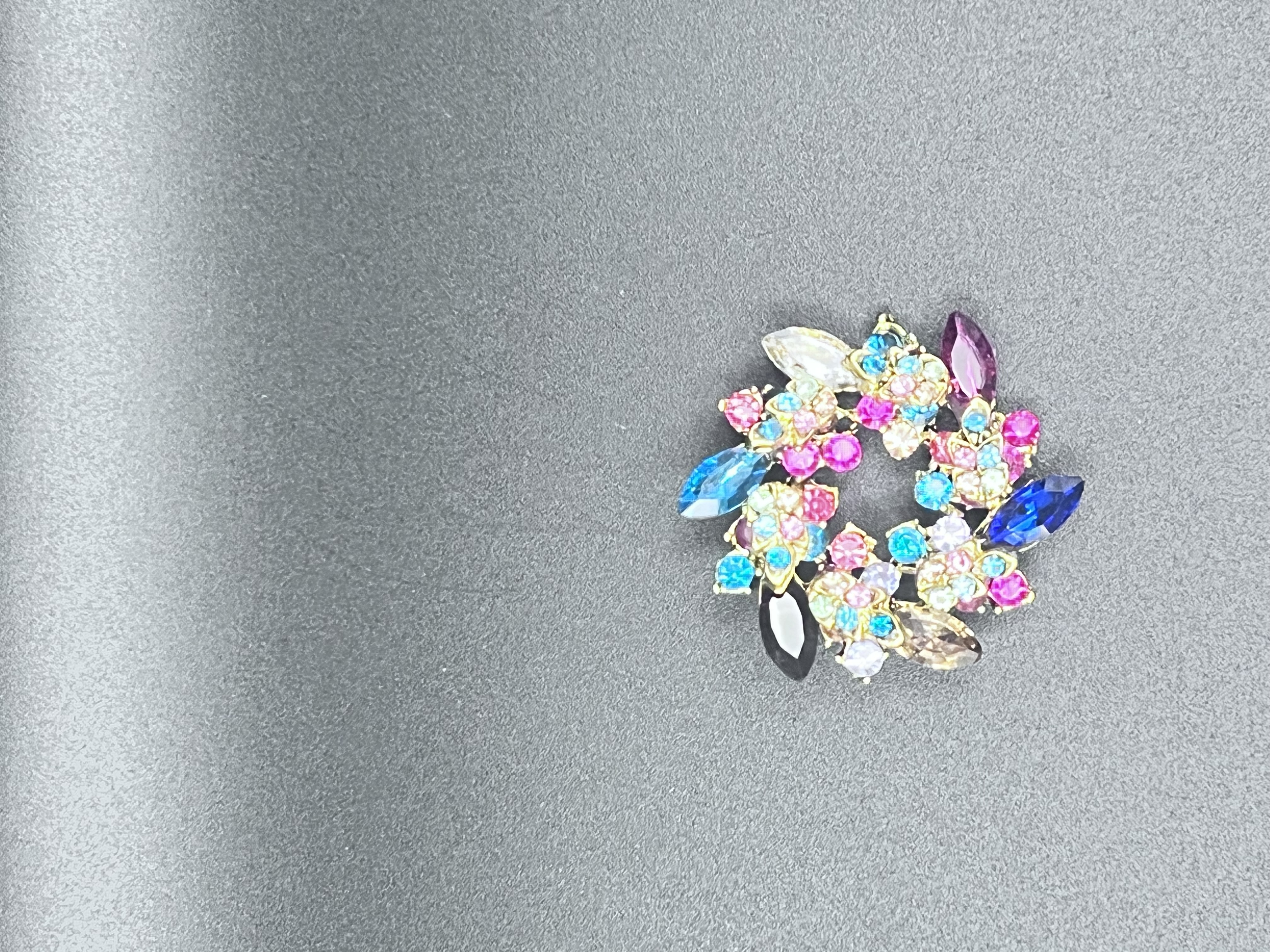 Never Ending Rhinestone Brooch