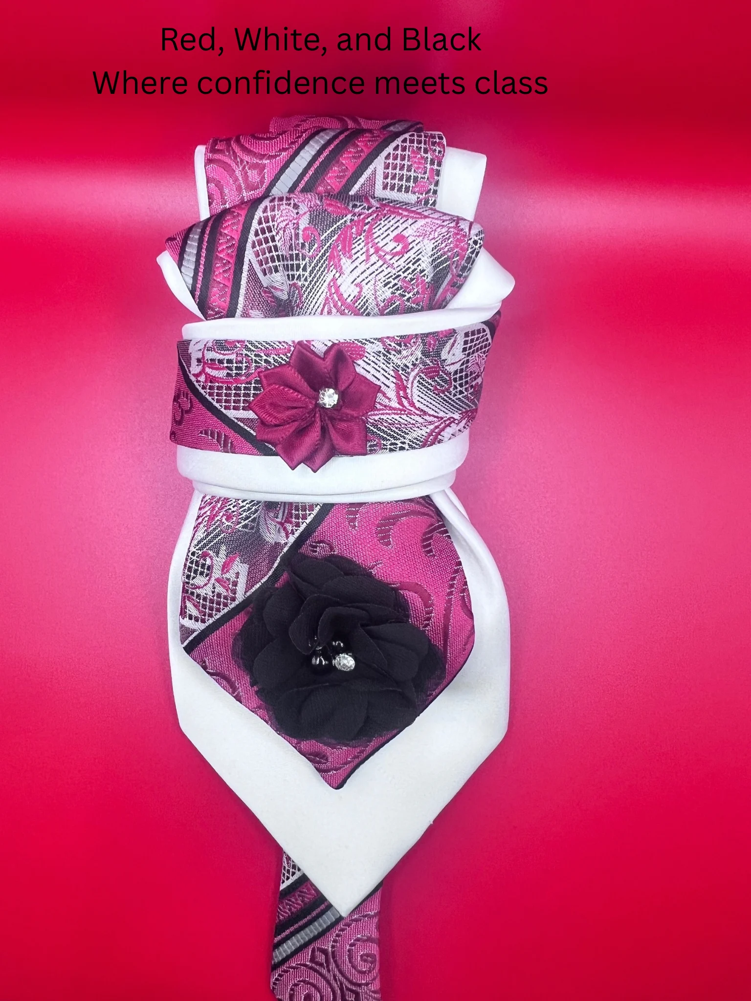 Red , White and Black Where confidence meets class