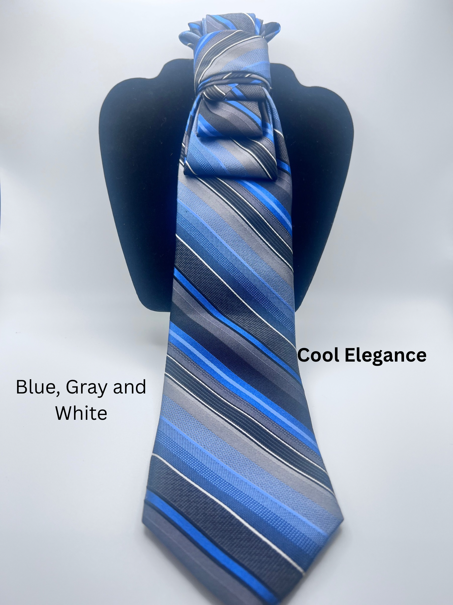 Blue, Grey and White 