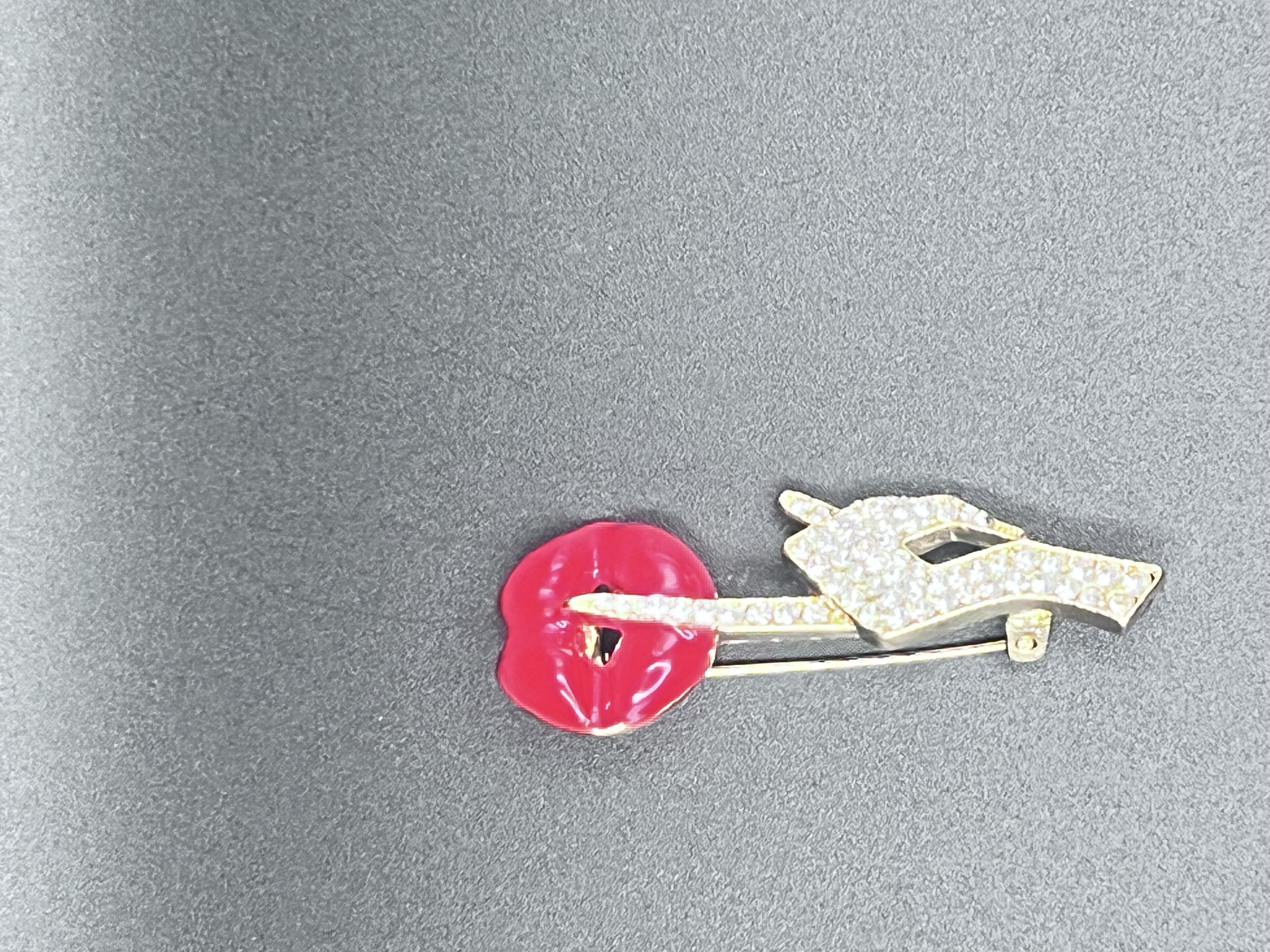 It's Our Secret Rhinestone Brooch