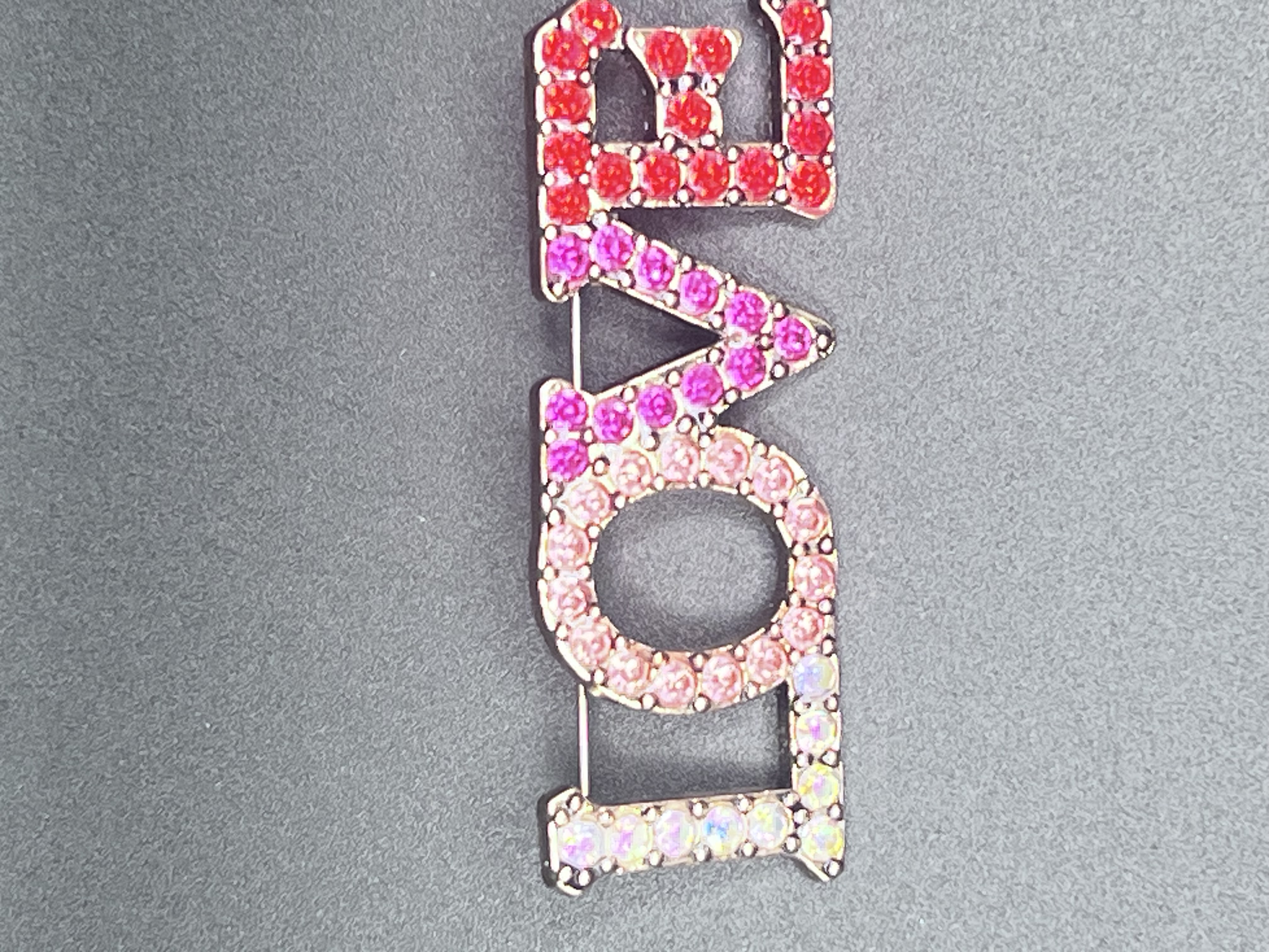 Love is in the Air Rhinestone Brooch