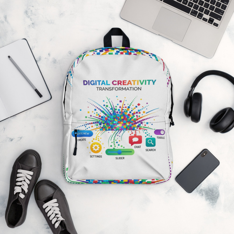 Digital Creativity Backpack | Tech Creator Laptop Backpack | Creative Designer & Developer Bag