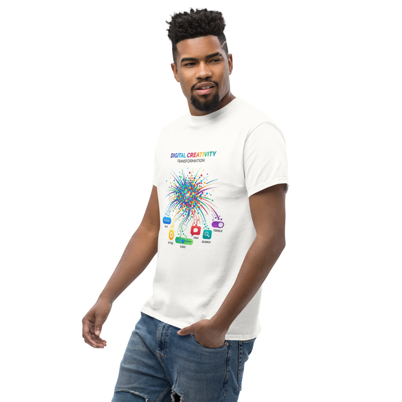 Digital Creativity Transformation T-Shirt | Tech Creator Graphic Tee for Designers & Developers