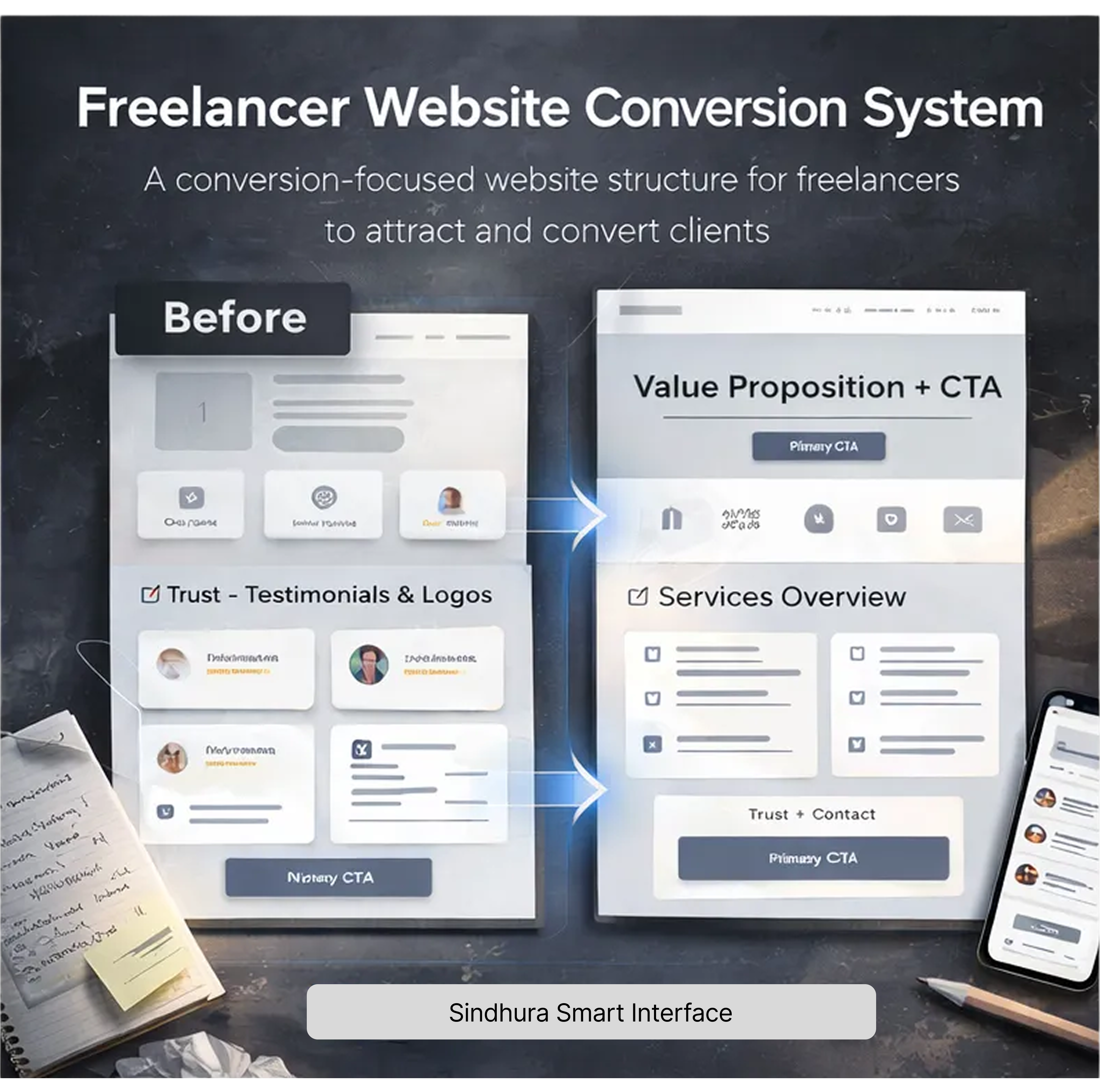 Freelancer Website Conversion System (Figma)
