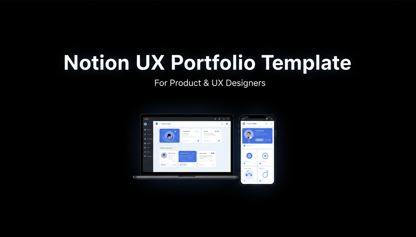 UX Portfolio in Notion