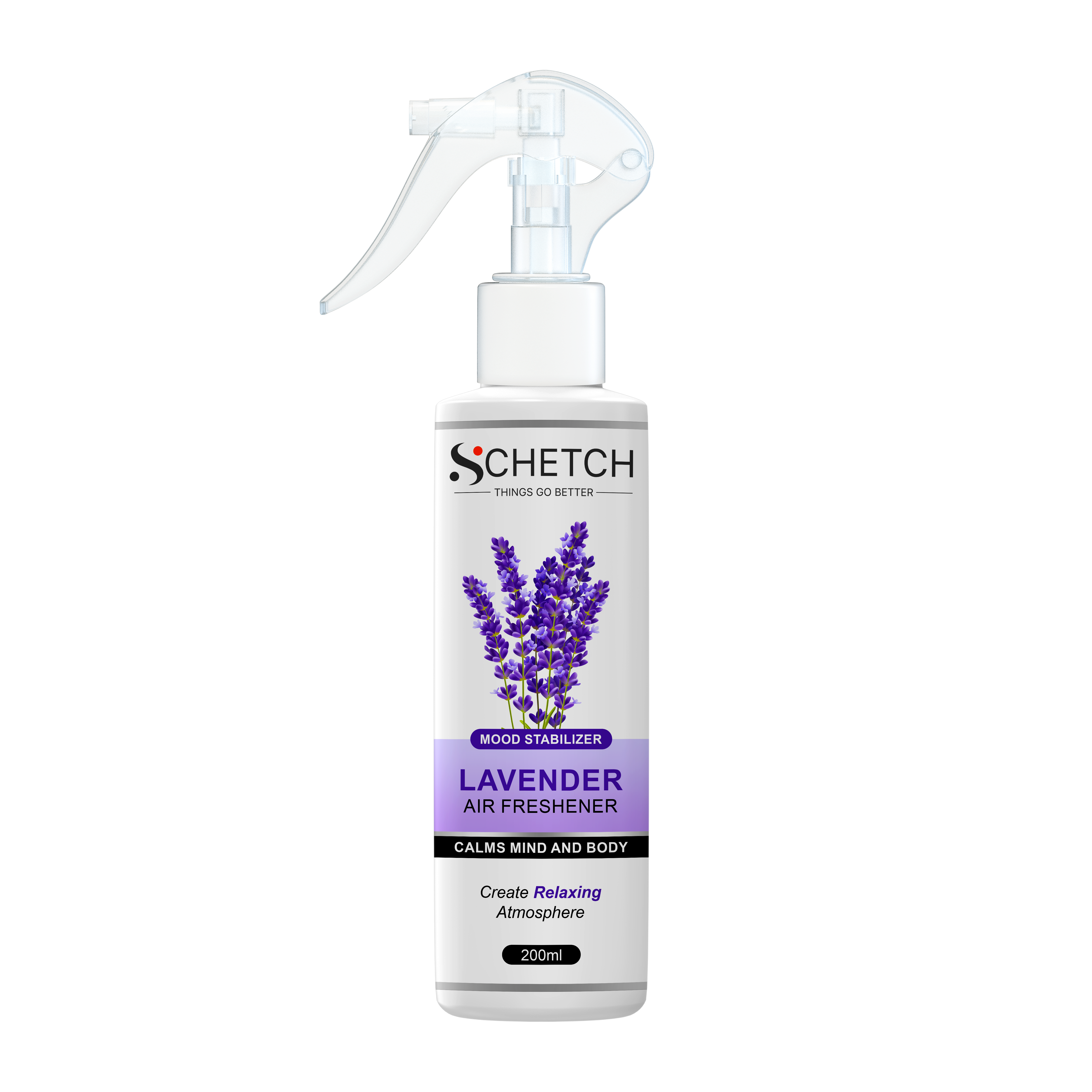 SCHETCH Air Freshener Spray | Long-Lasting Odour Eliminator for Home, Hotel Rooms, Car, Toilet & Office Use  200ml