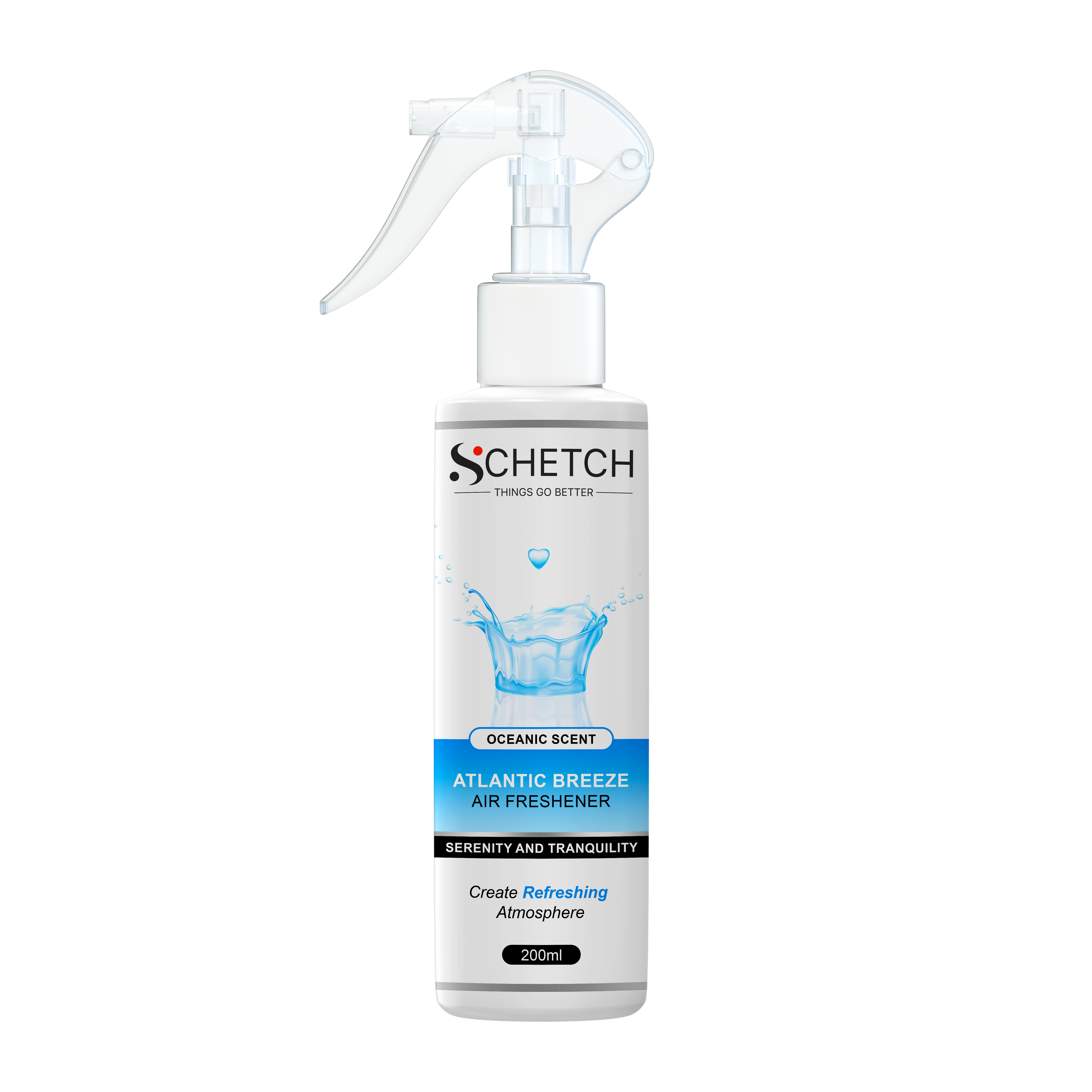 SCHETCH Air Freshener Spray | Long-Lasting Odour Eliminator for Home, Hotel Rooms, Car, Toilet & Office Use  200ml
