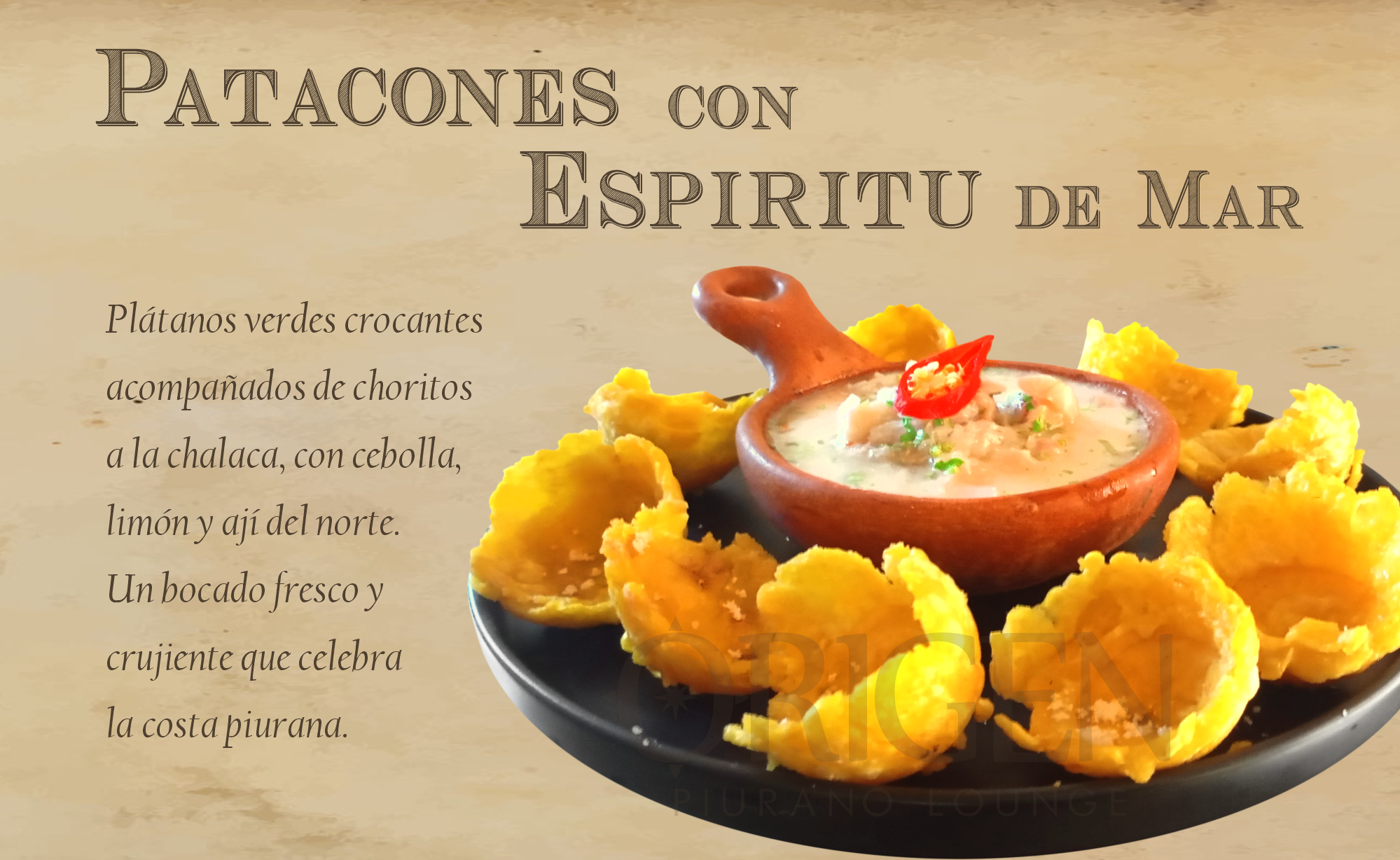 Patacones con Espíritu de Mar
