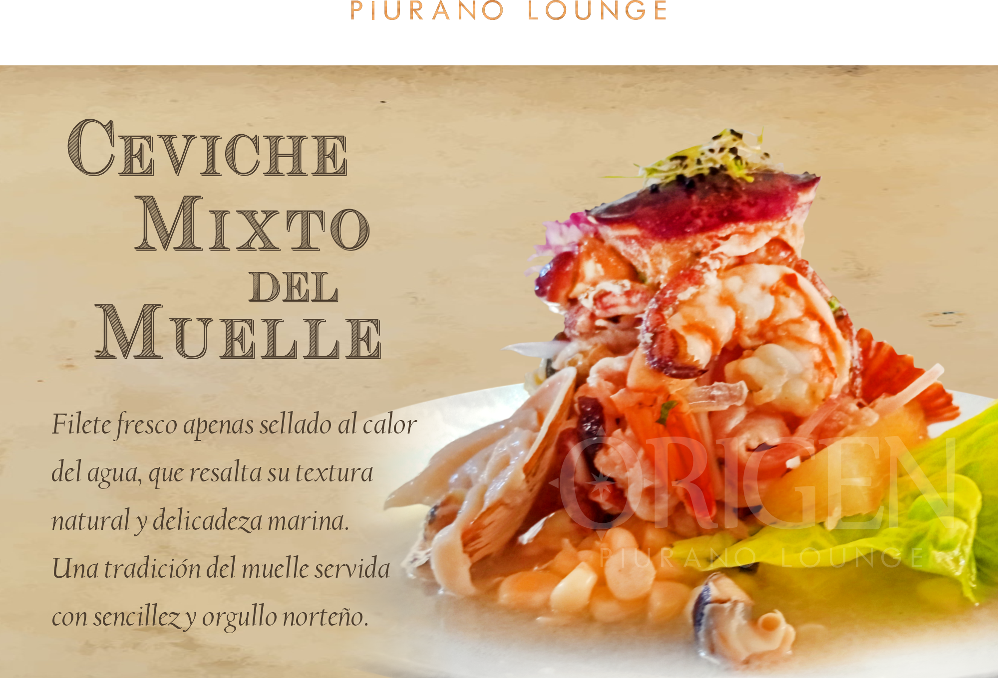 Ceviche Mixto del Muelle
