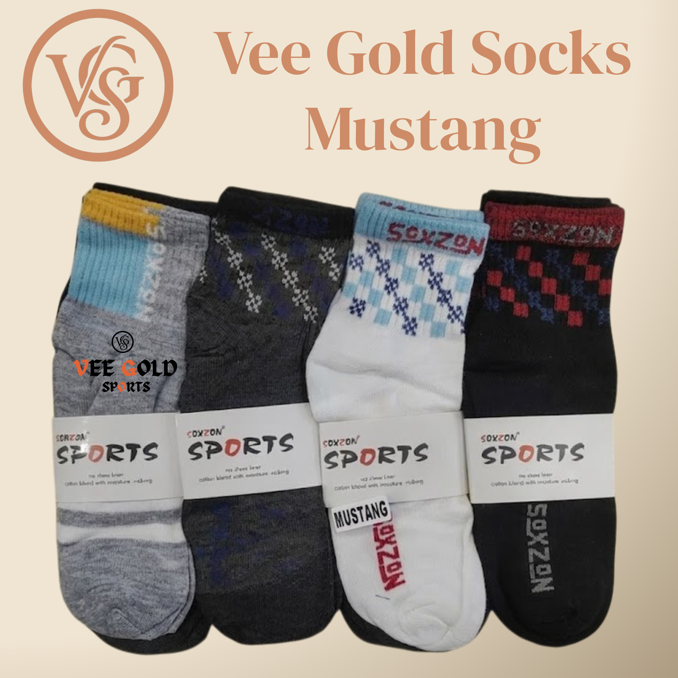 Vee Gold Mustang