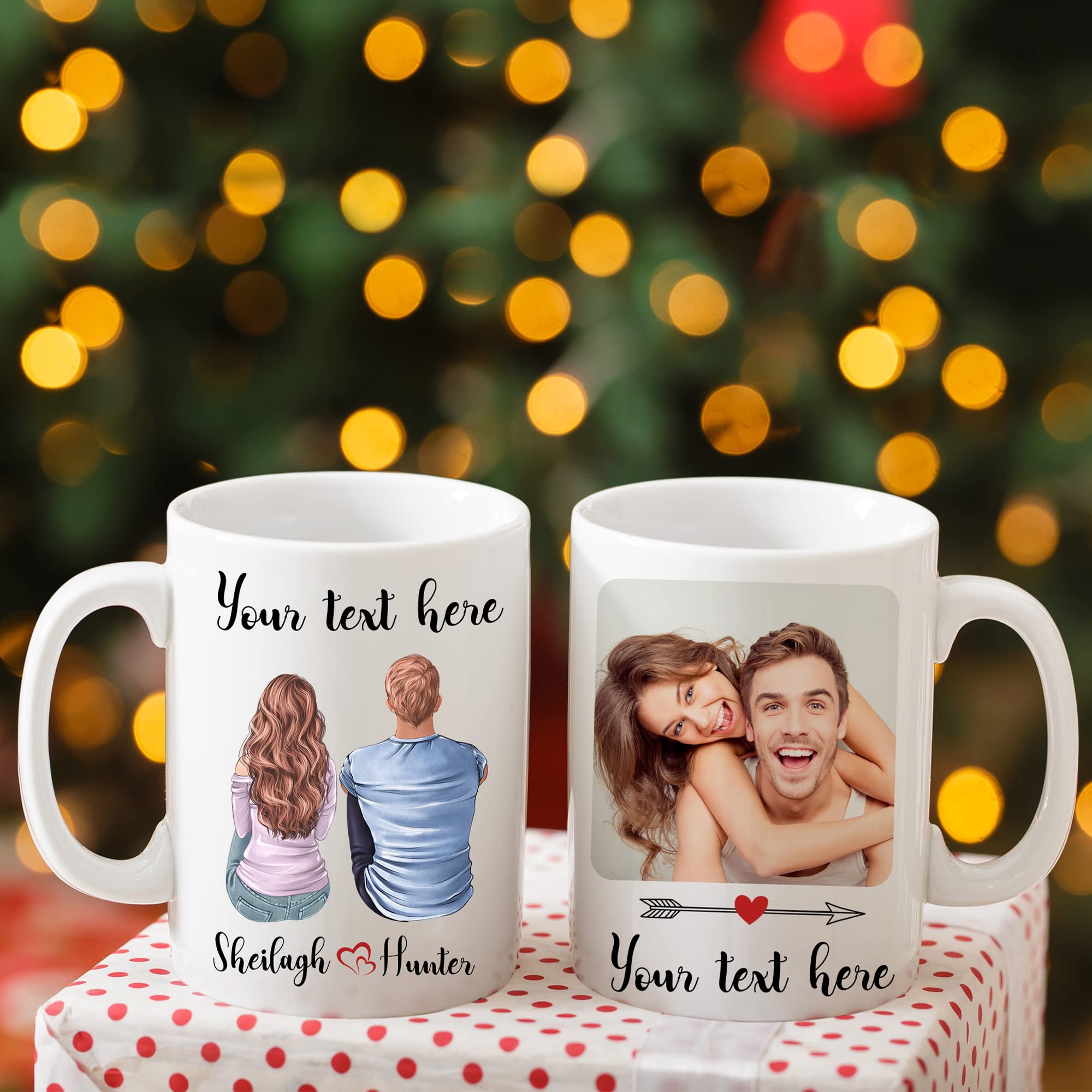 Customized White Ceramic Mug