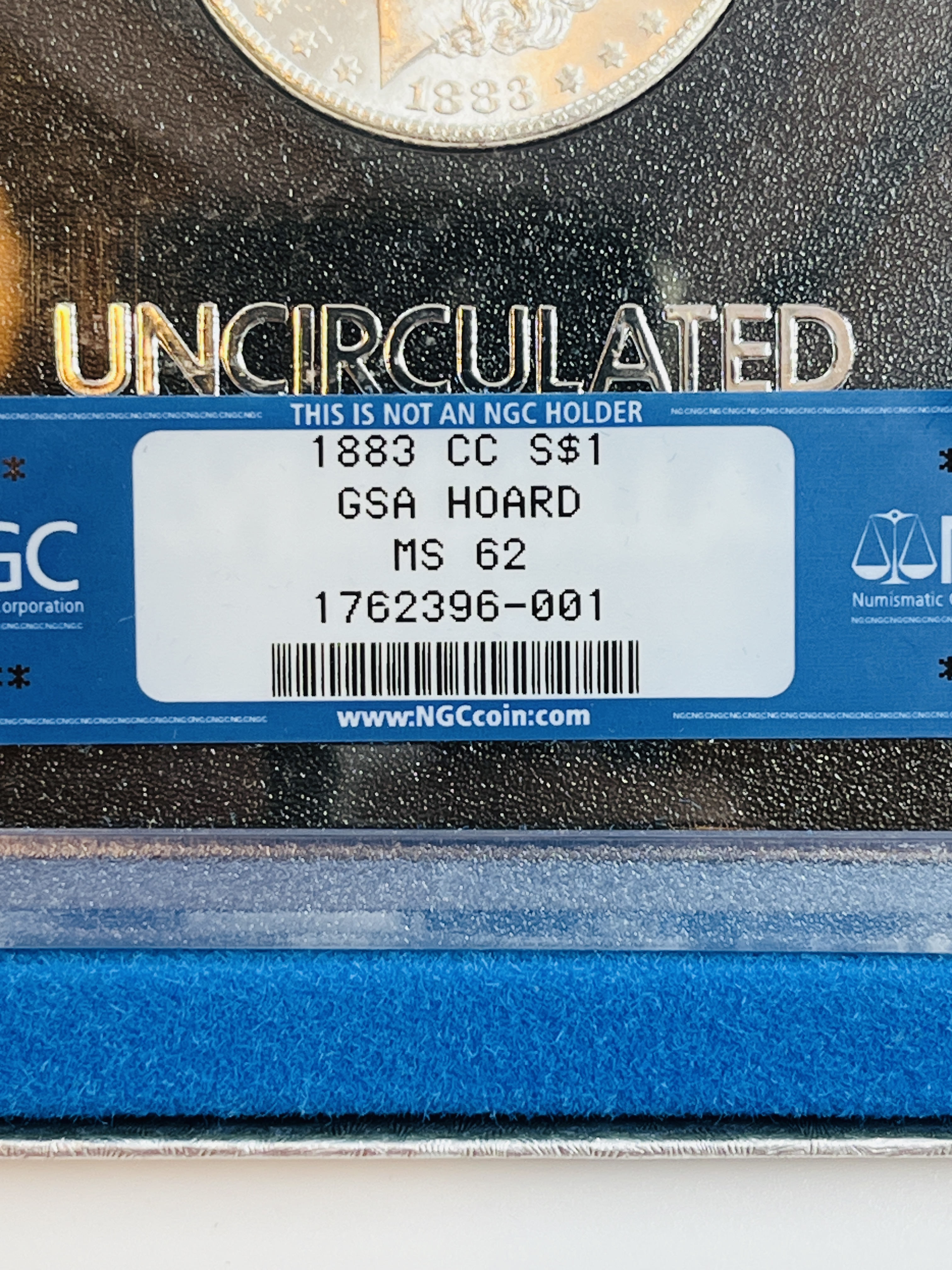 1883 Carson City Morgan Silver Dollar - MS 62