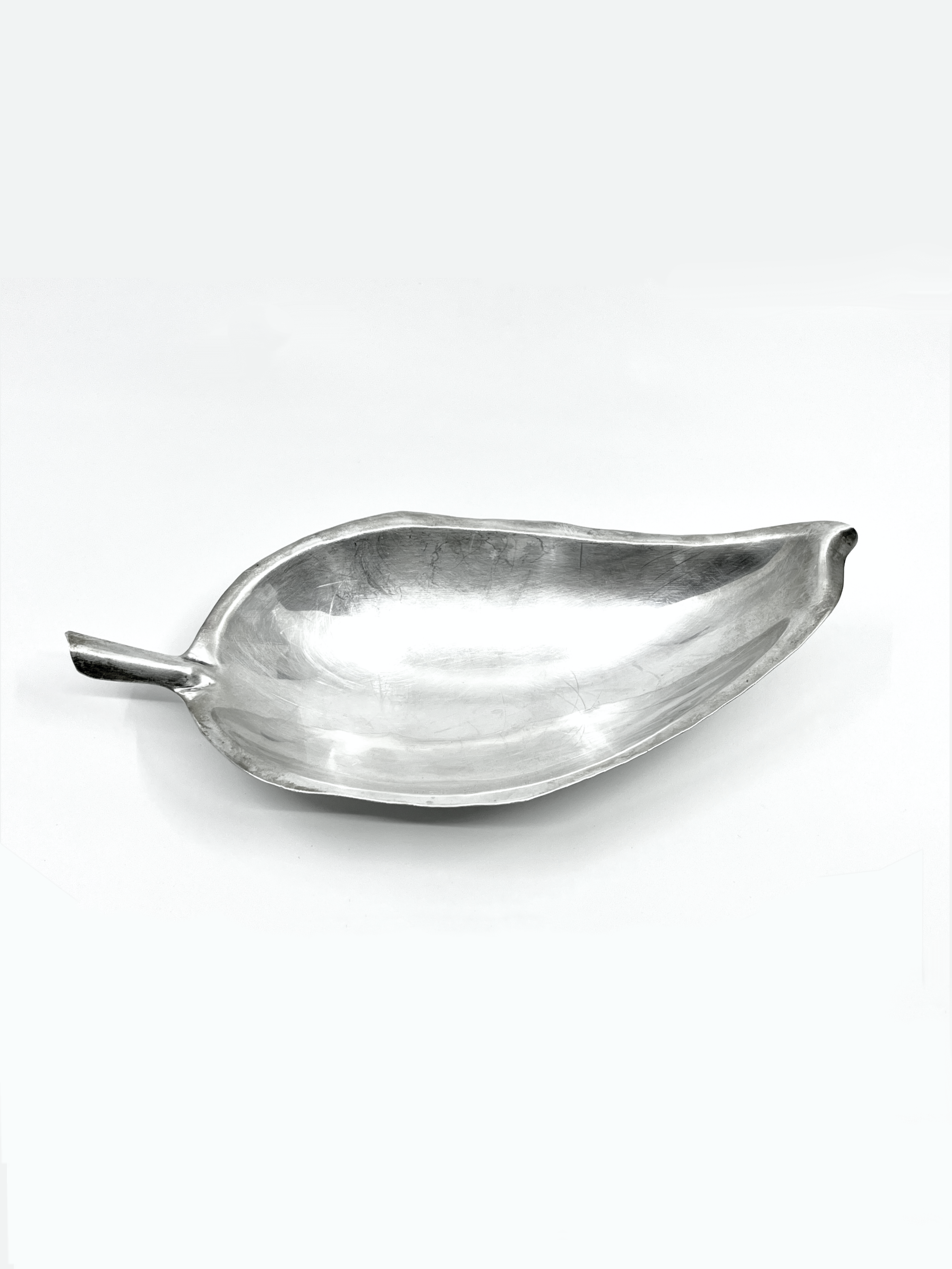 8.5" SCIARROTTA Sterling Silver Leaf Dish