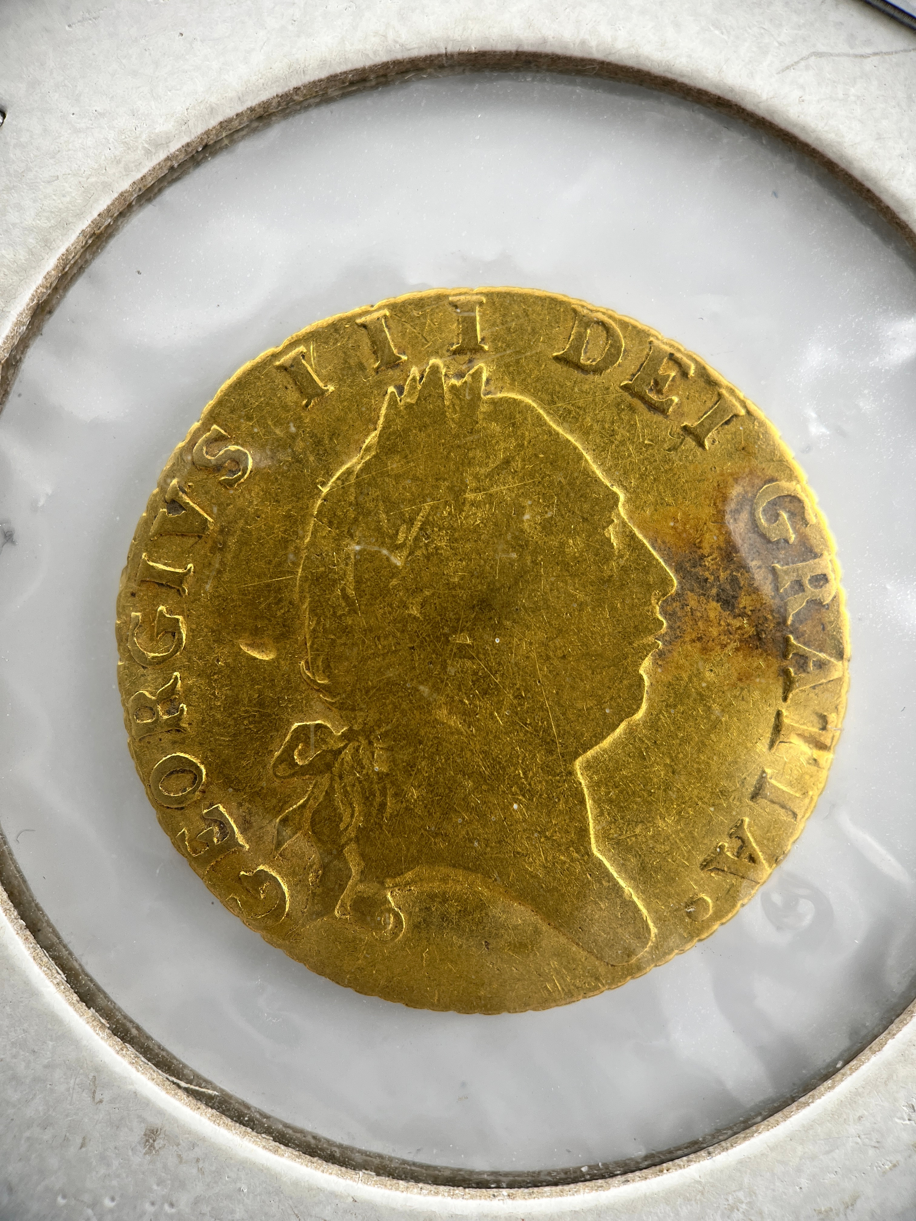 1794 United Kingdom 1/2 guinea spade