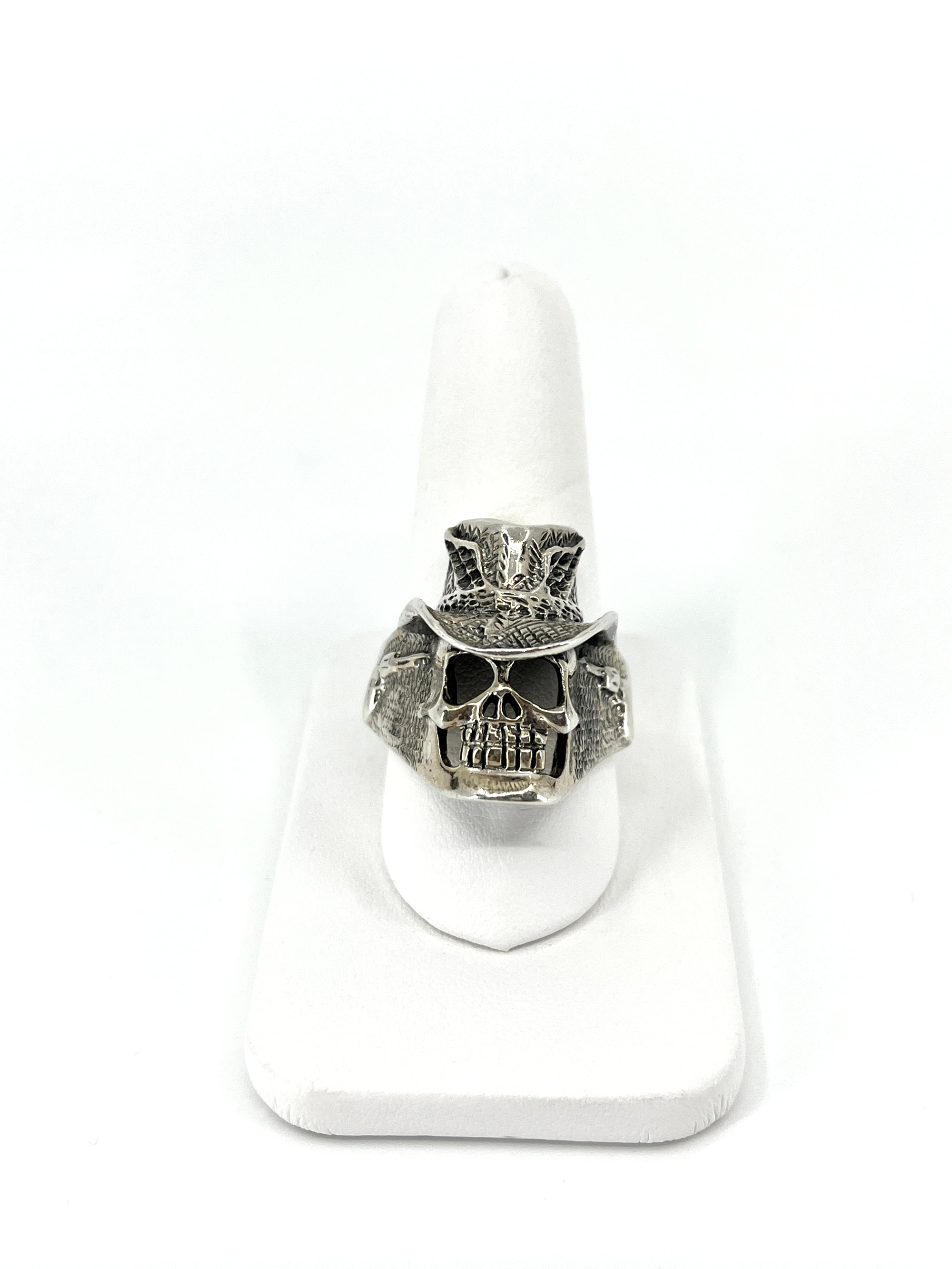Vintage Silver Skull Ring