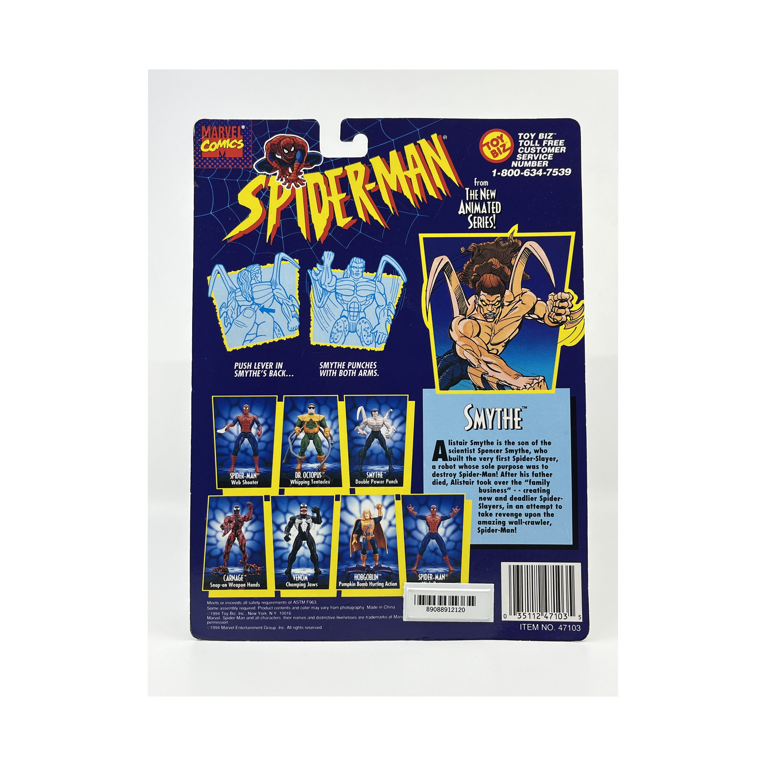 Spider-Man Animated Series Smythe Action Figure