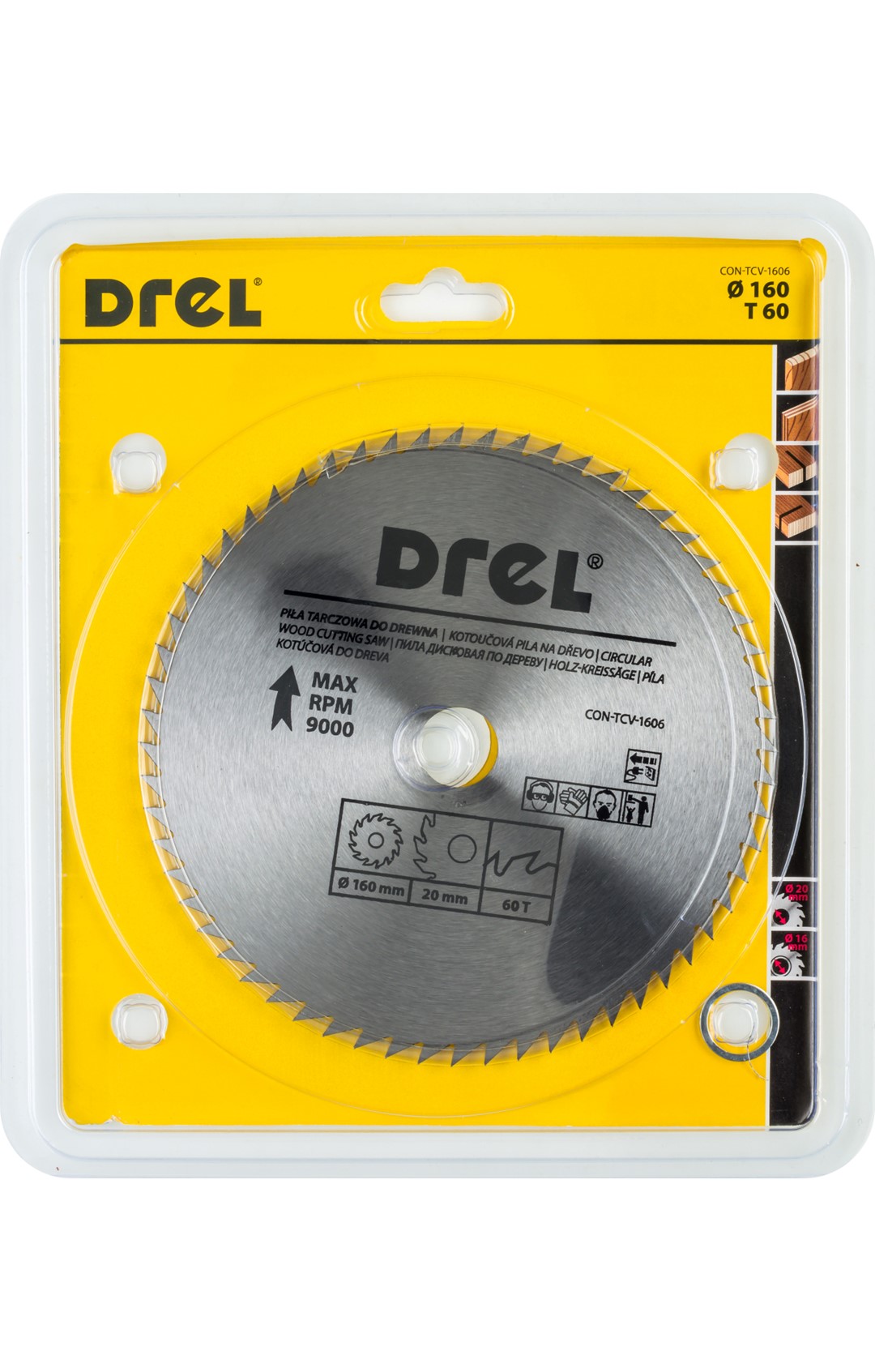 Disk Sharre Drel Dru 160x20 60Dh