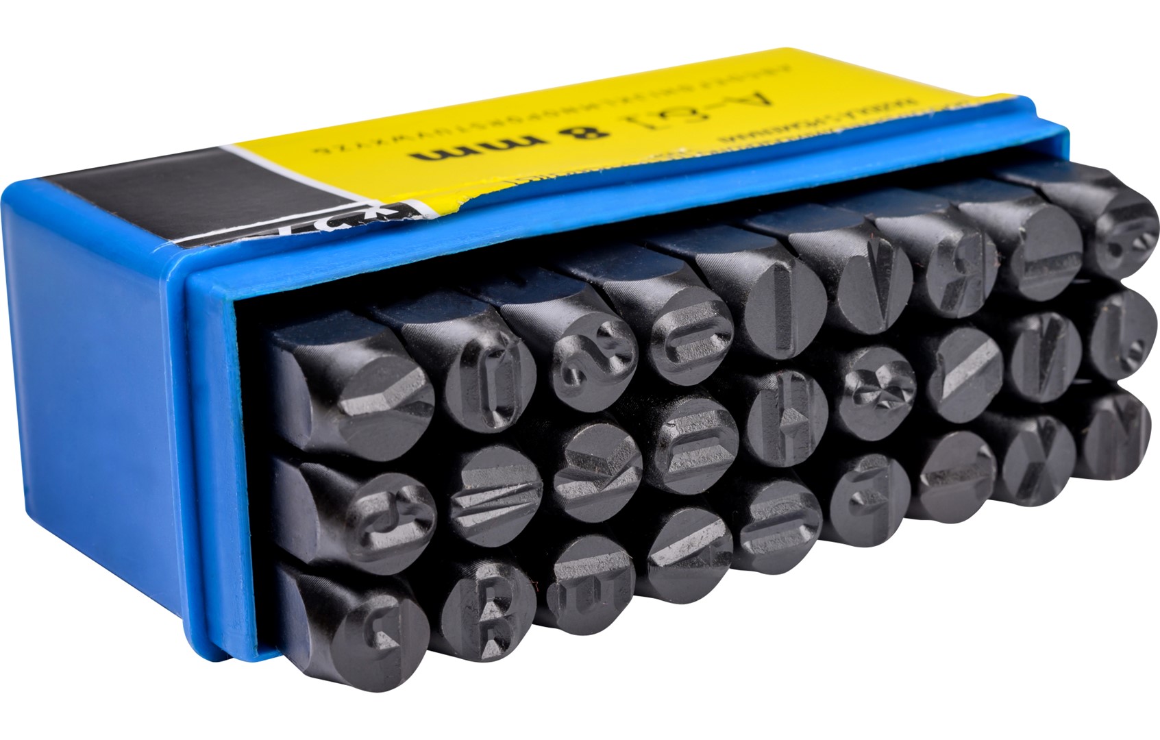 Bulino me shkronja Drel 8mm 27 cope