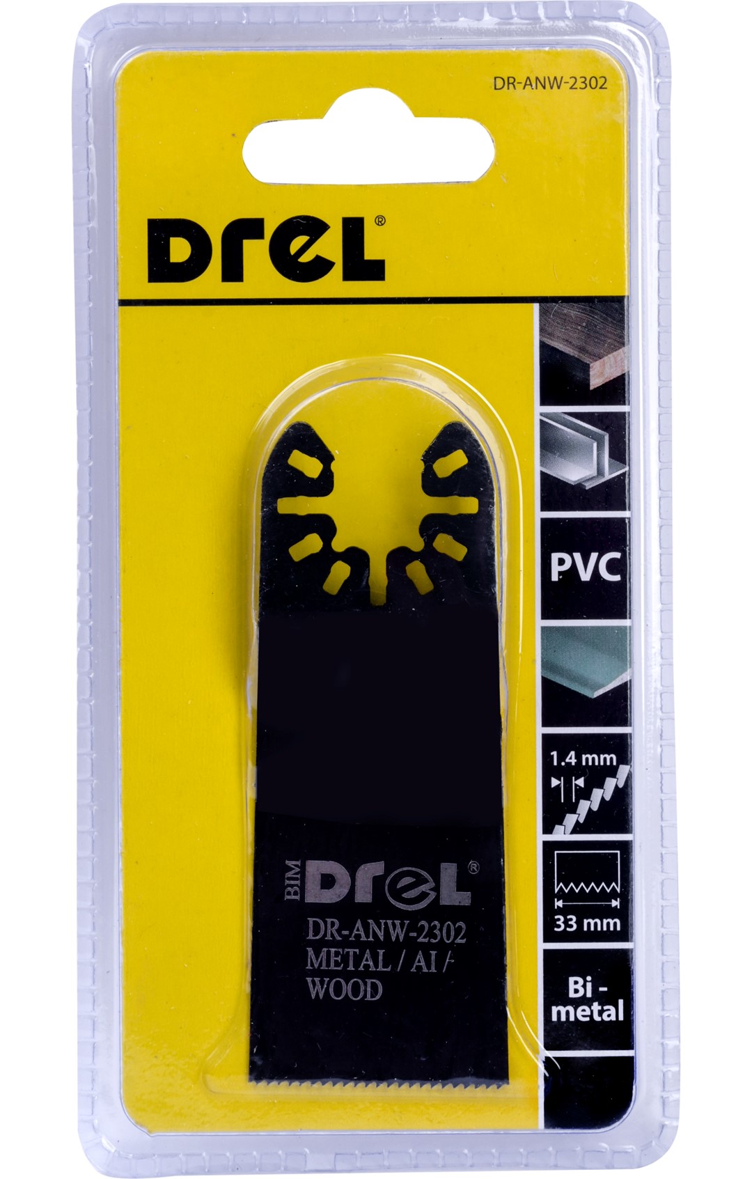 Lame per vegel multifunksionale Drel per Dru dhe metal 33mm