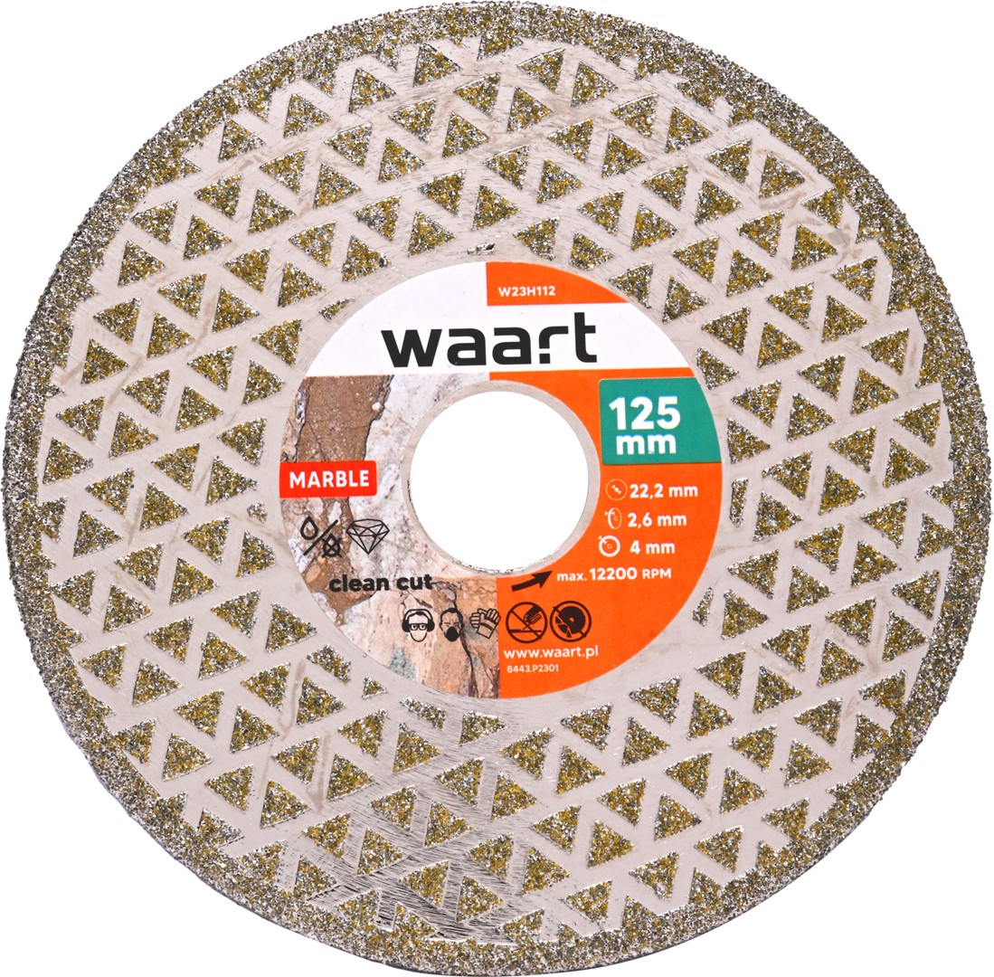 Disk zmerilimi mermeri WAART 125mm