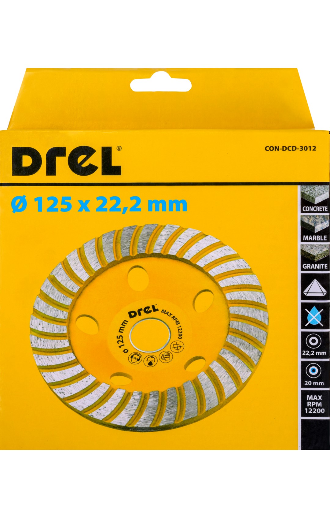 Disk diamanti per gerryerje Drel 125x22.2