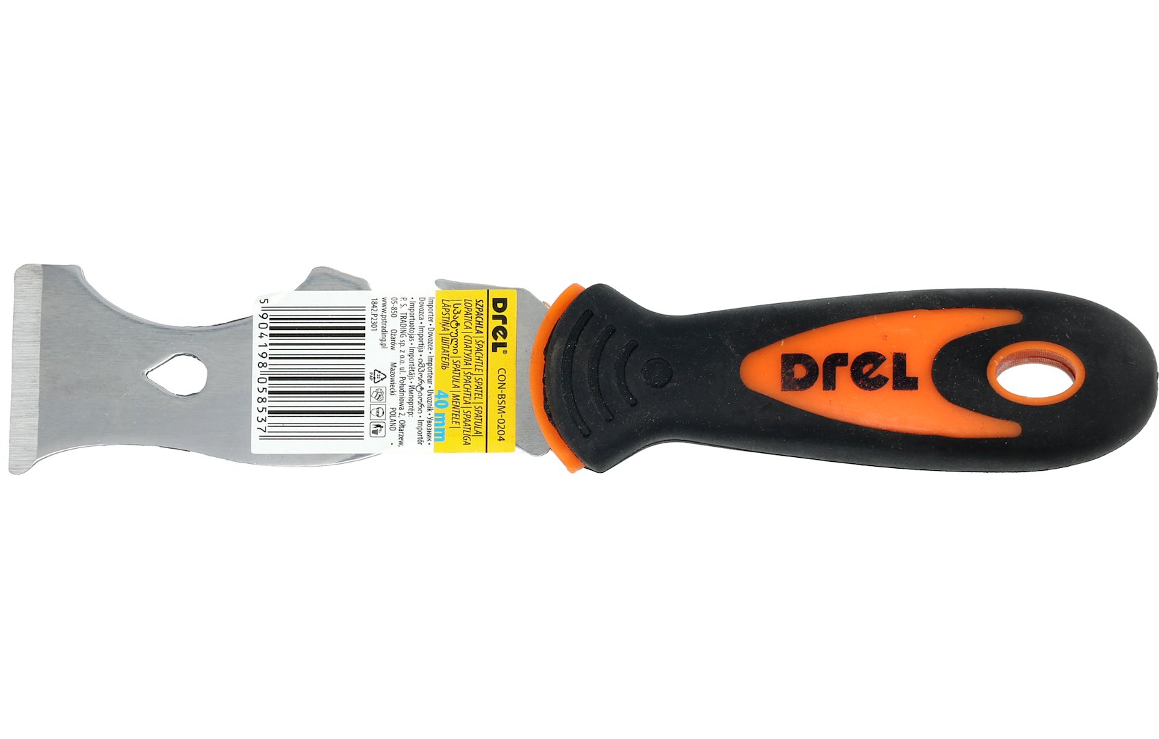 Shpatull inoksi me maje Drel 40mm