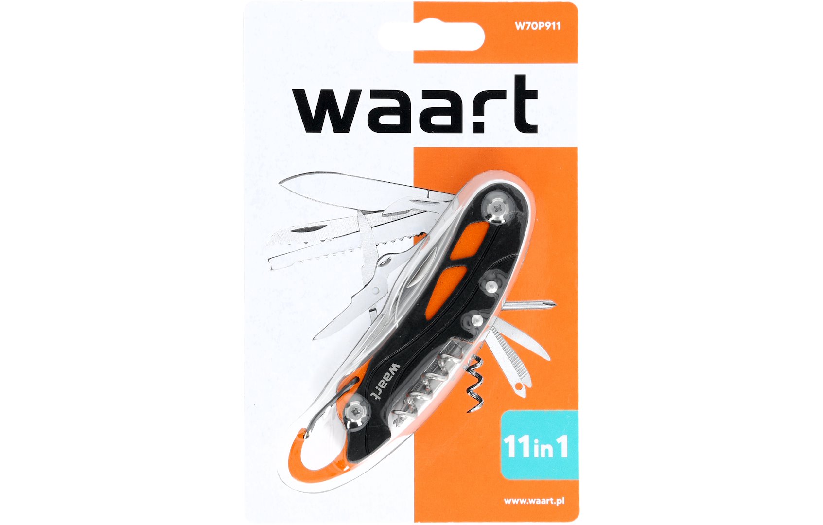 Thikë xhepi shumëfunksionale WAART me 11 funksione