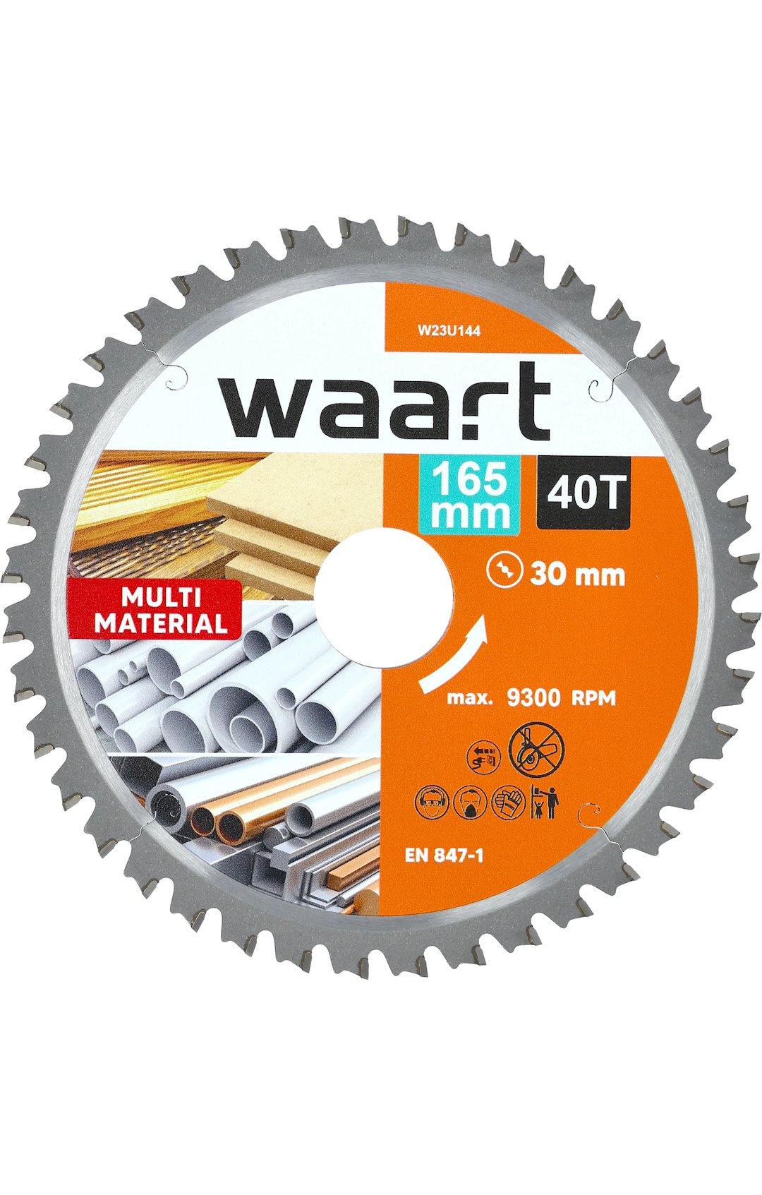 Disk Sharre WAART Multimaterial 165x30 40Dh