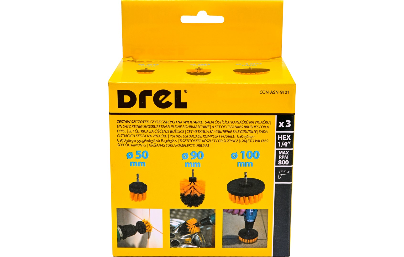 Set furca pastrimi Drel 3 cope