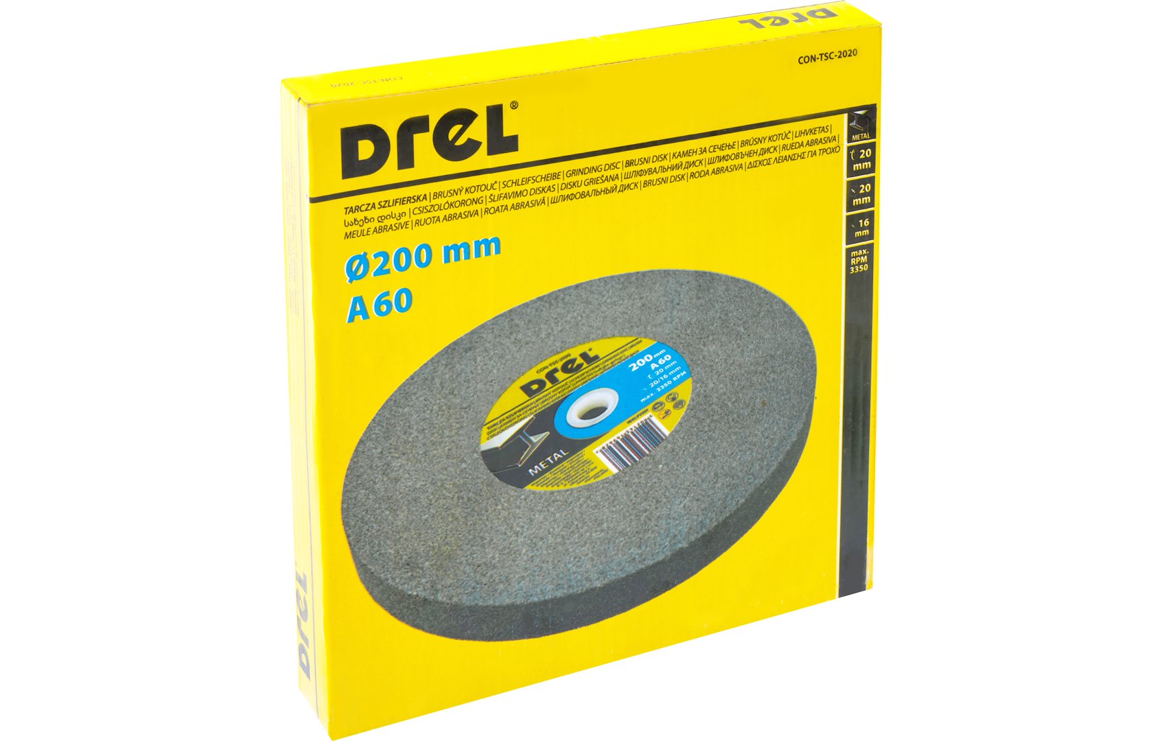 Gur zmeril Drel 200x20x20 P60