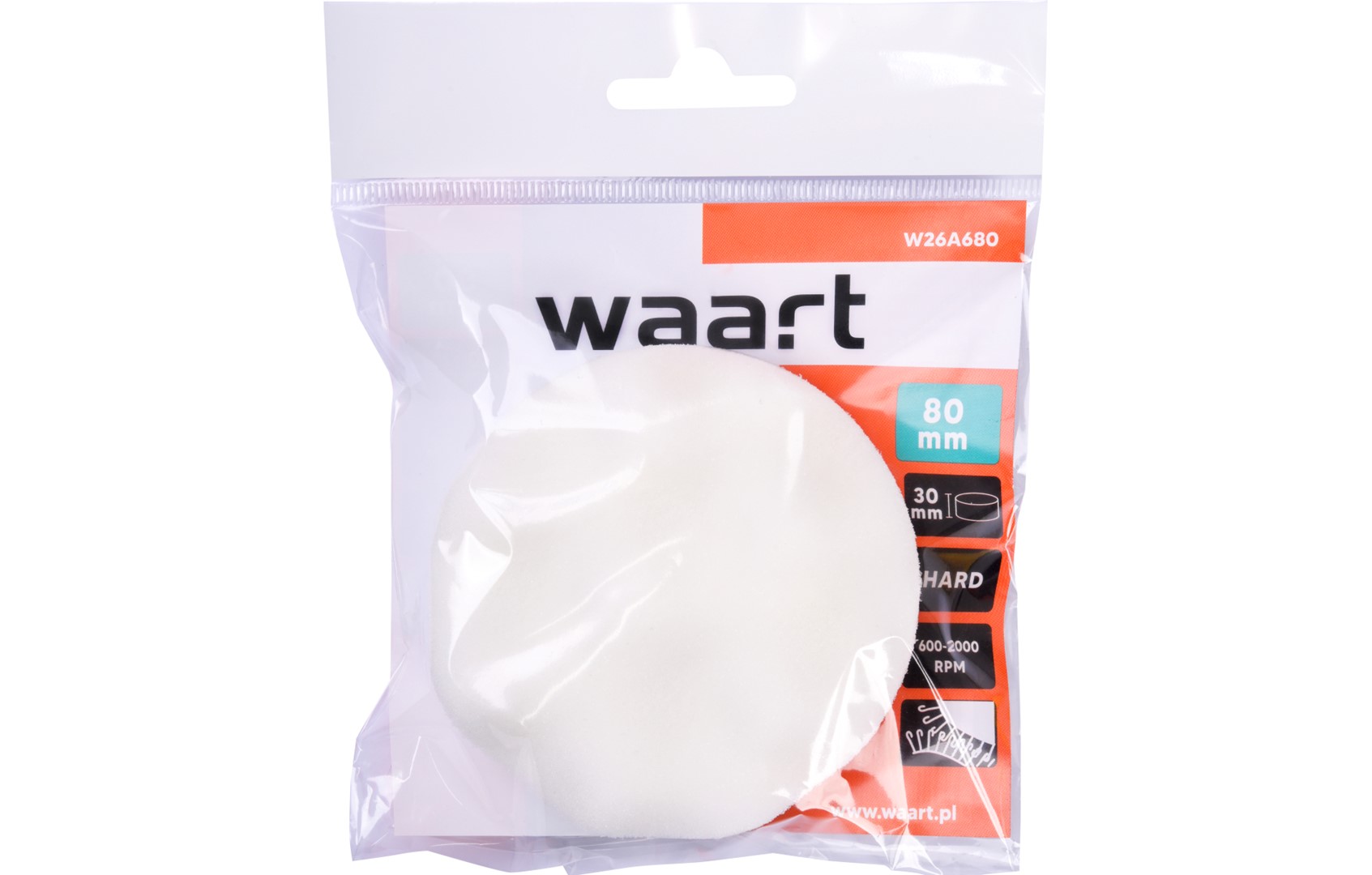 Sfyngjer lucidimi WAART 80mm i bardhe per paste Fast