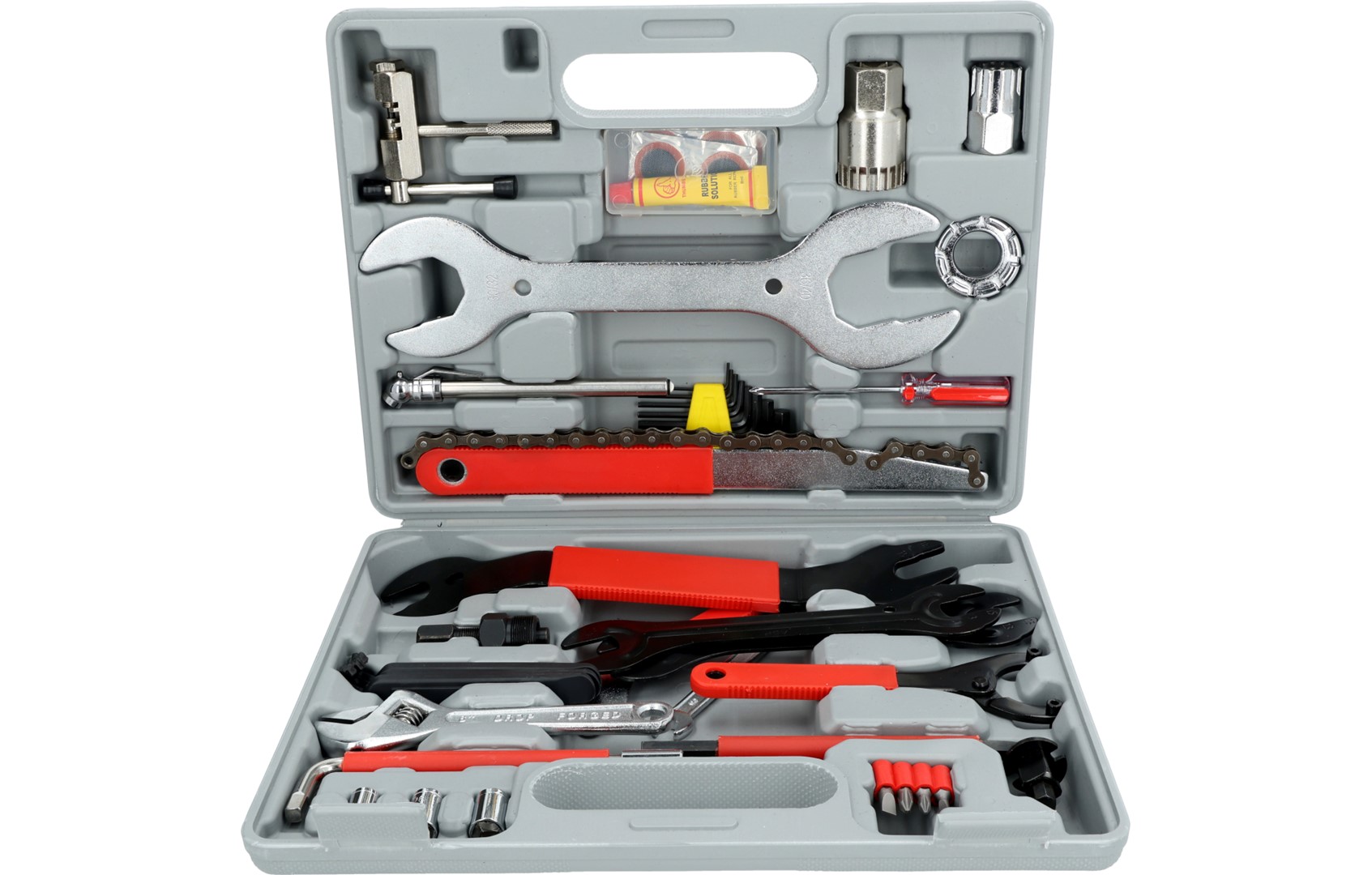 Set vegla per riparim Biciklete Drel 44cp