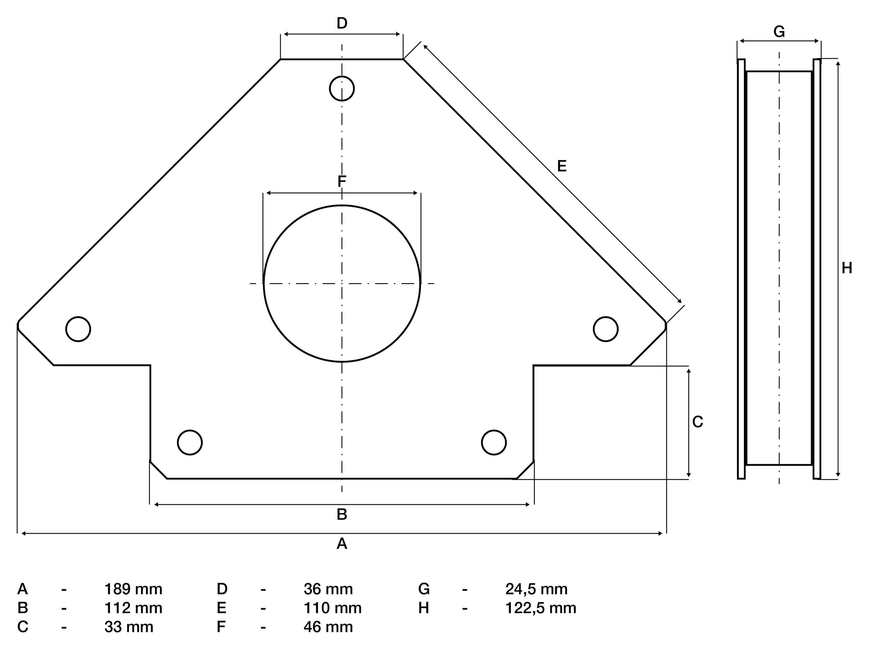 Kendore magnetike BGS 32kg