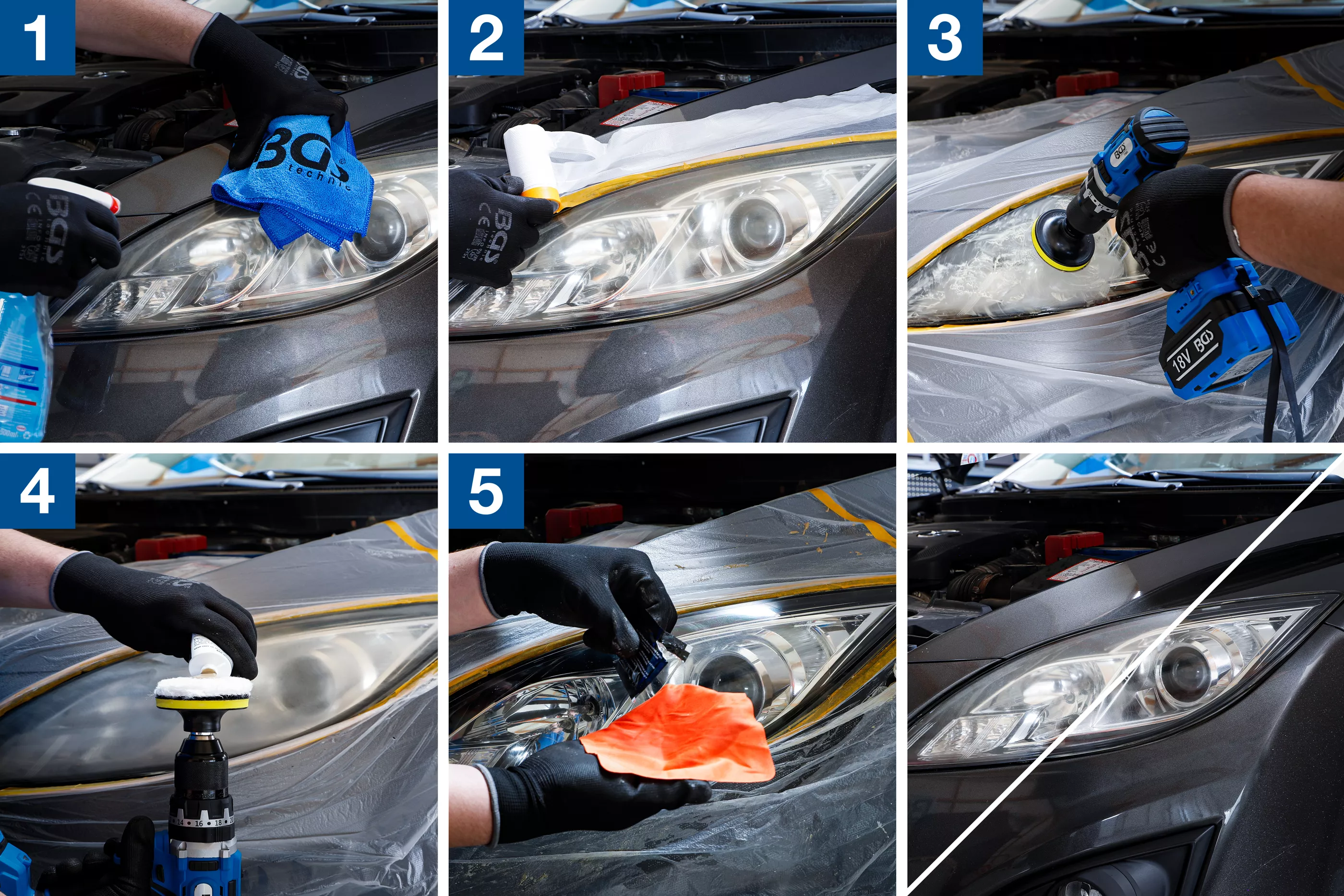 Kit per lucidim feneresh makine BGS