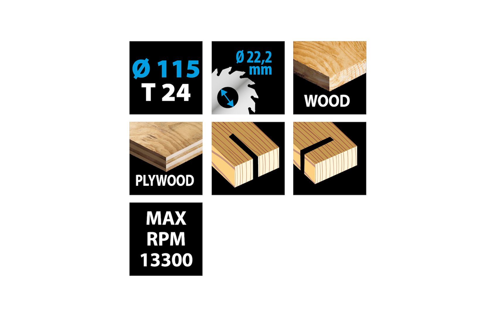 Disk Sharre Drel Dru 115x22.2 24Dh