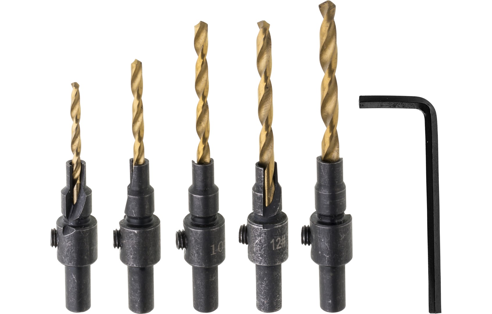 Set punto freze konike Drel 6-14mm 5 cope