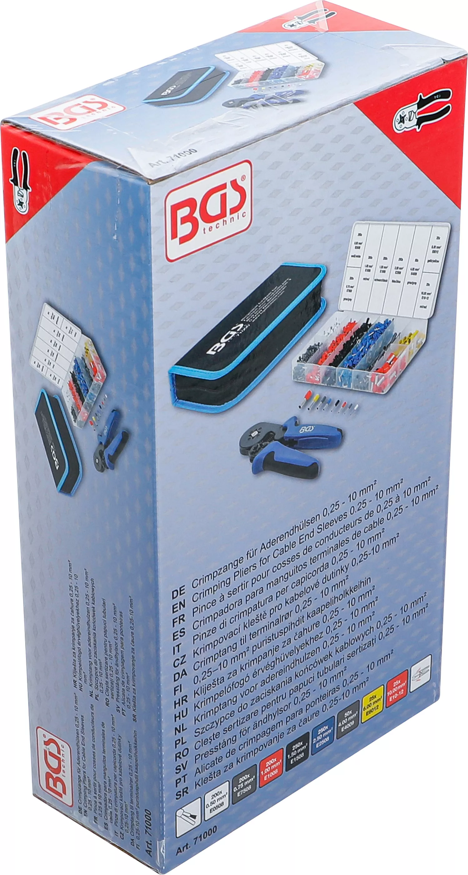 Pinca per koka teli BGS 0.5-10mm2 + 1200koka