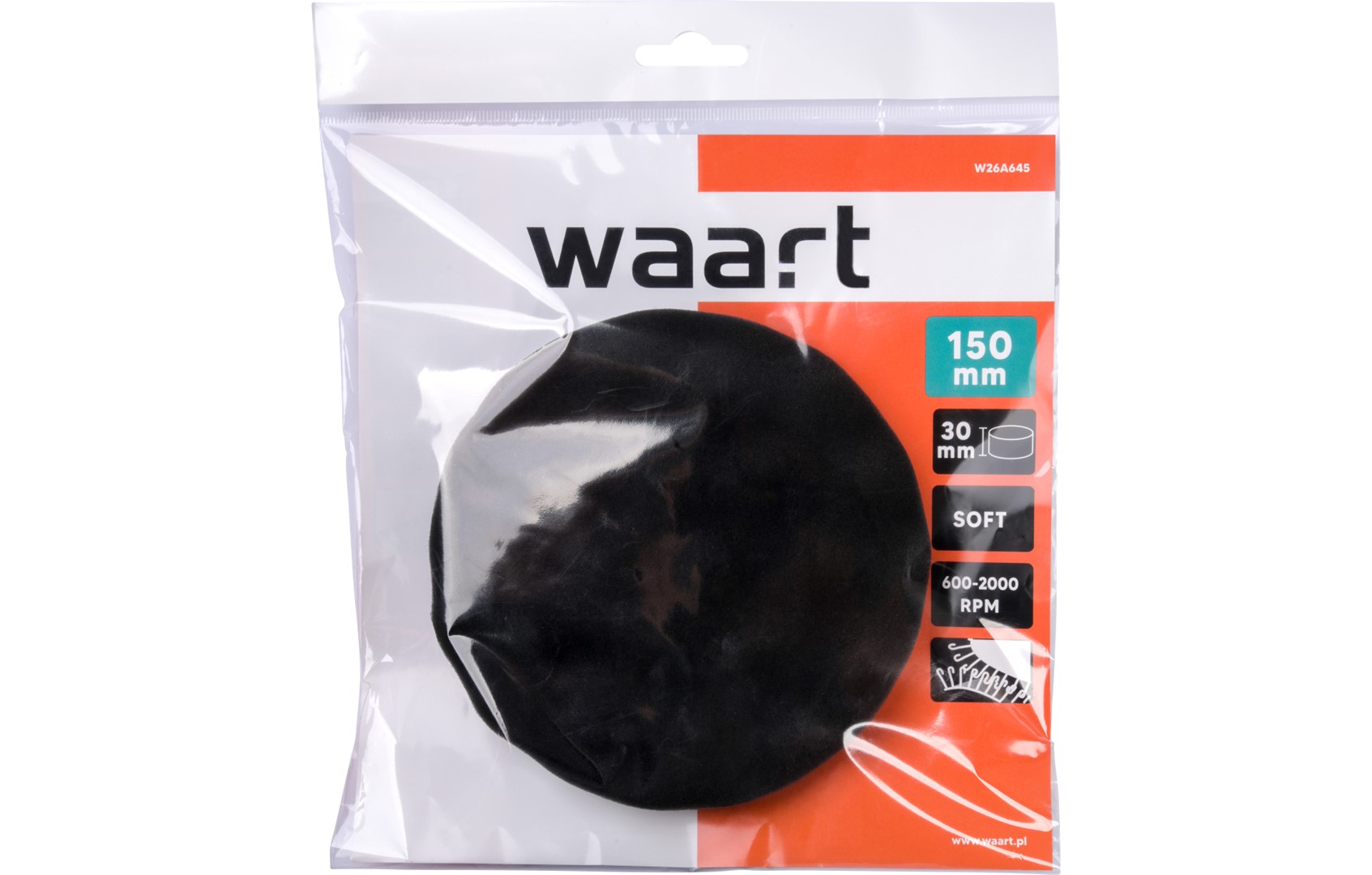 Sfyngjer lucidimi WAART 150mm i zi per paste Ultra Fine