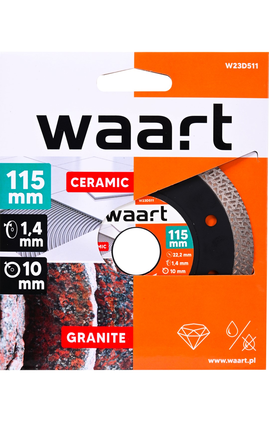 Disk Diamanti WAART Granit 115x1.4