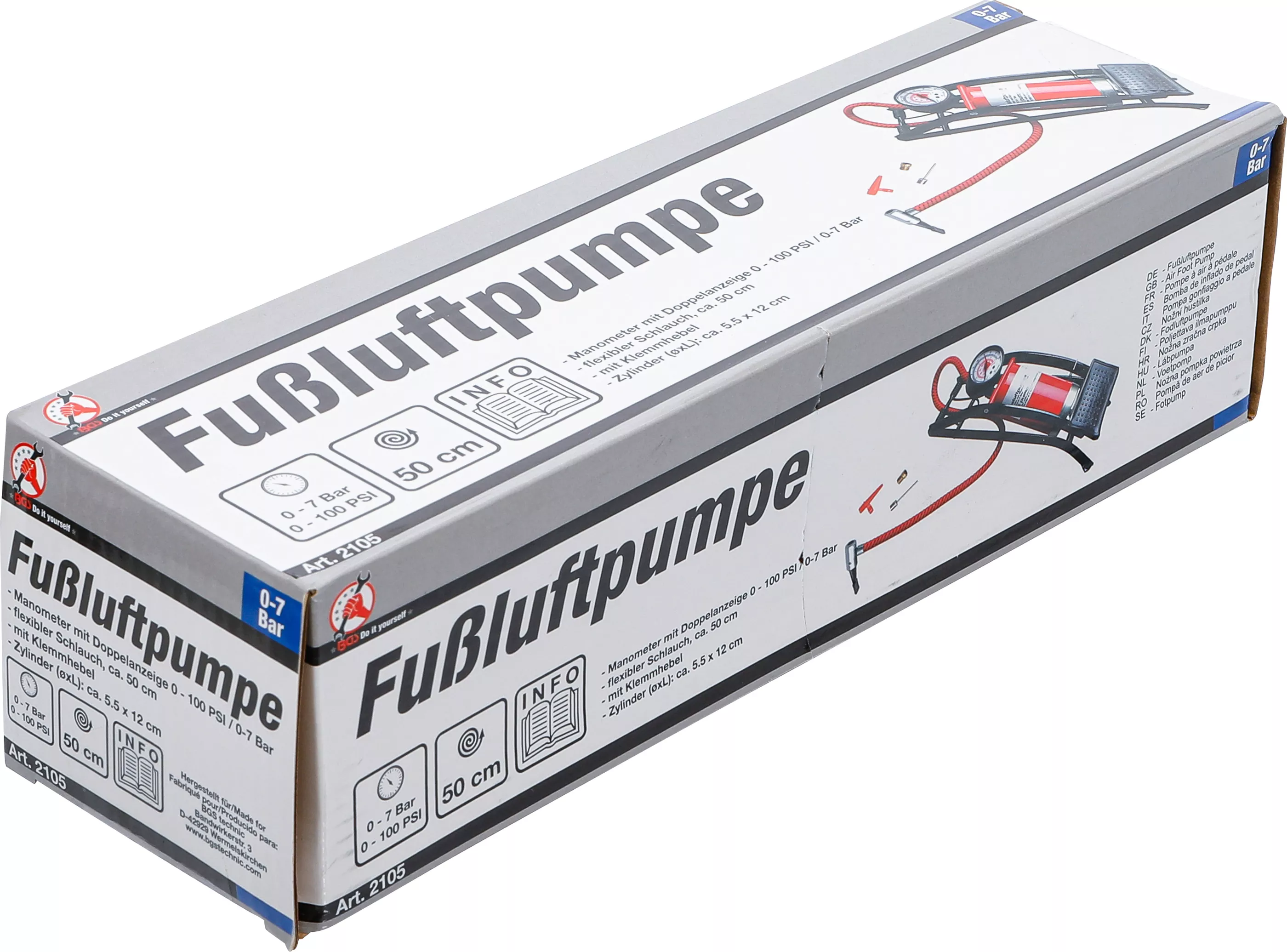 Pompe ajri kembe BGS 0-7 Bar